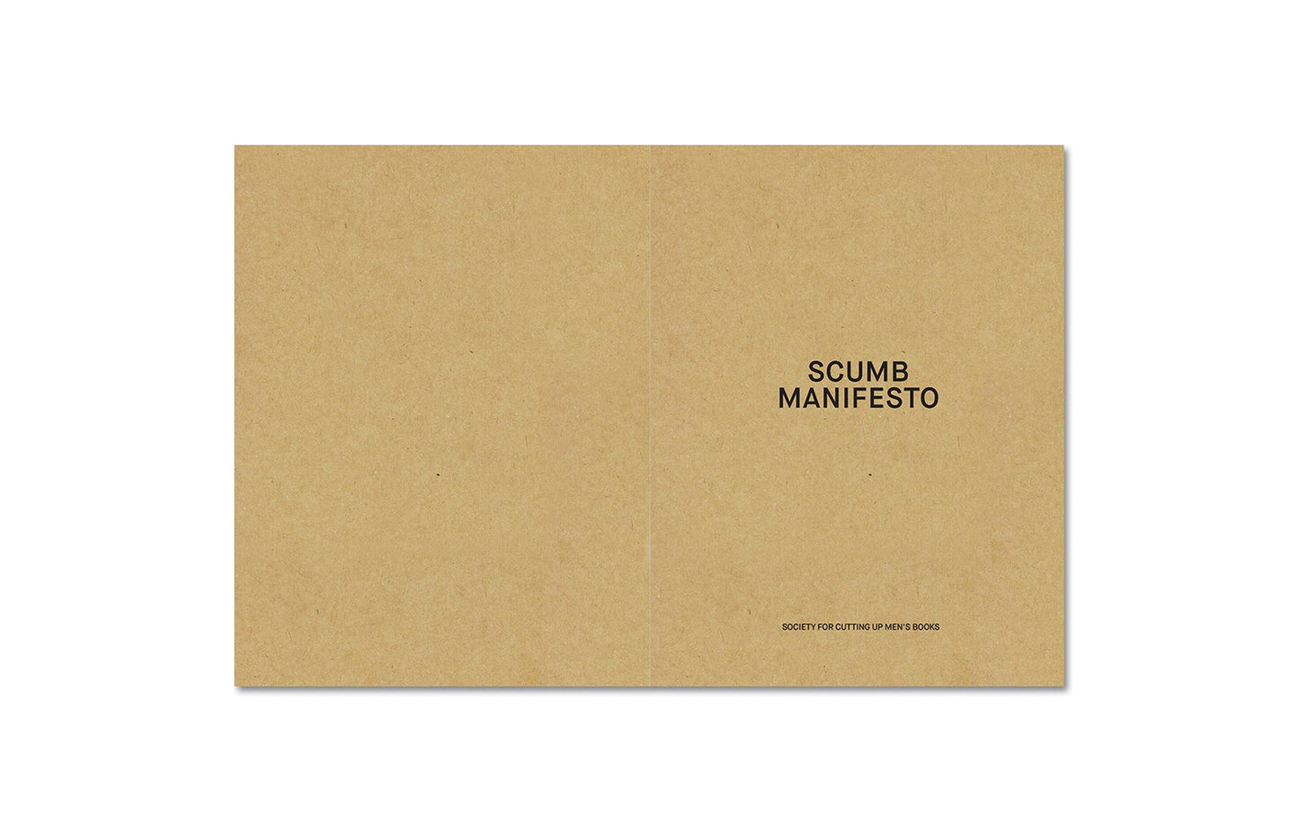 SCUMB MANIFESTO