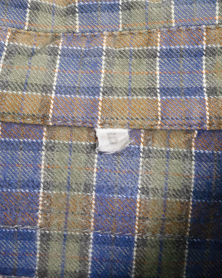 70s-80s French Flannel Pullover Shirt