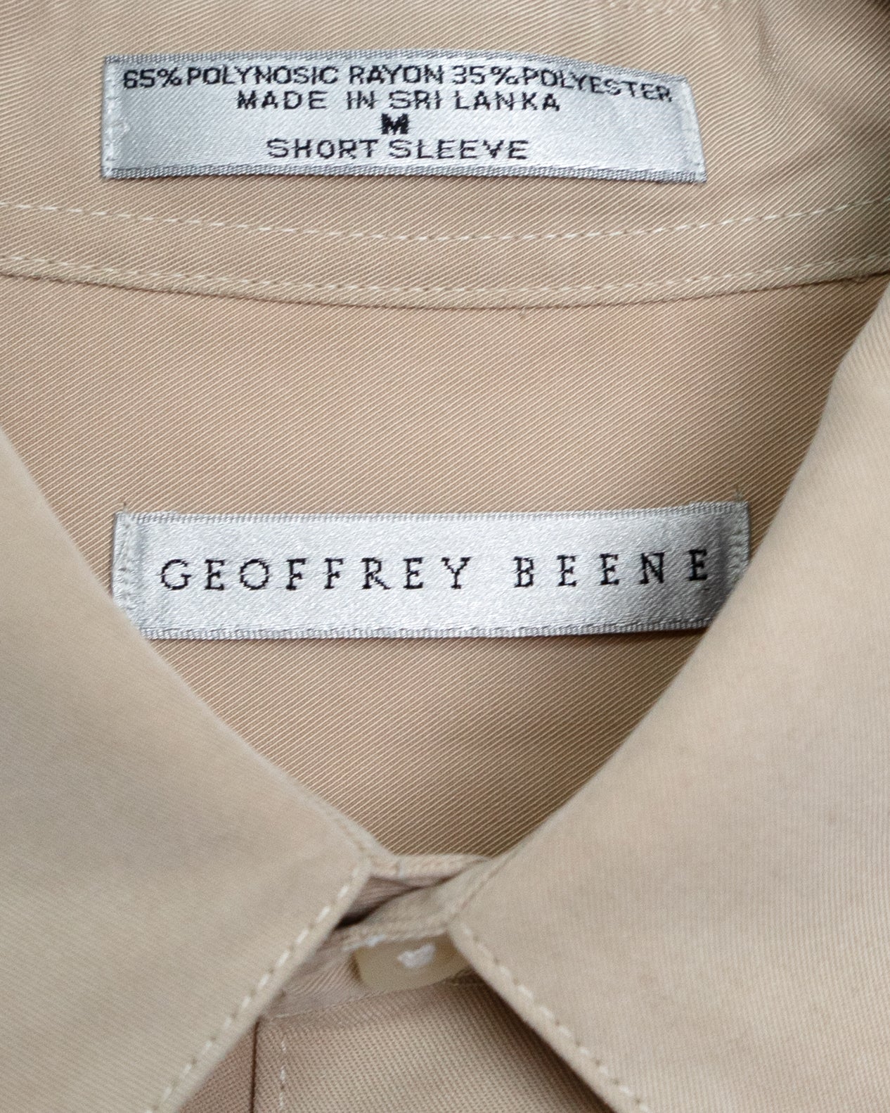 90s–Early 00s Bicolor Panel Short Sleeve Shirt
