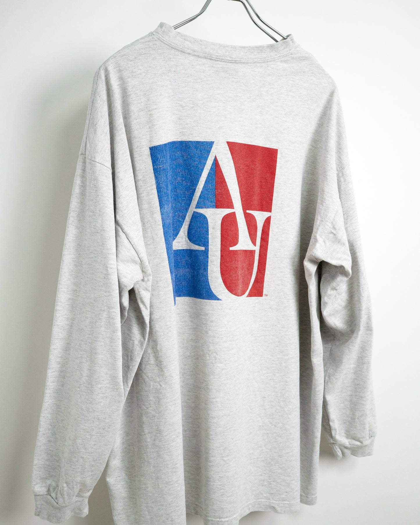 90s American University Washington D.C. Long Sleeve T-Shirt