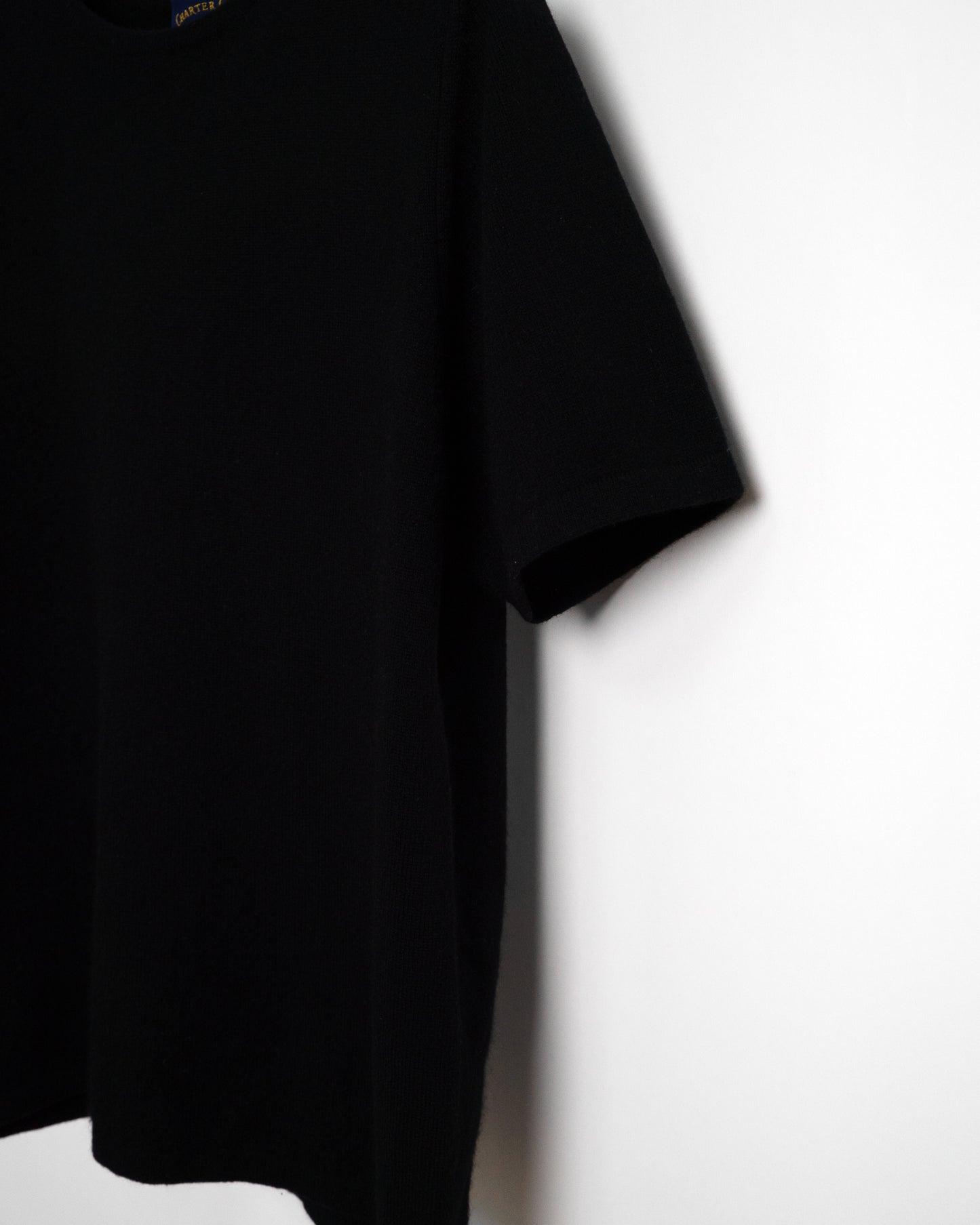Short-Sleeved Cashmere Knit