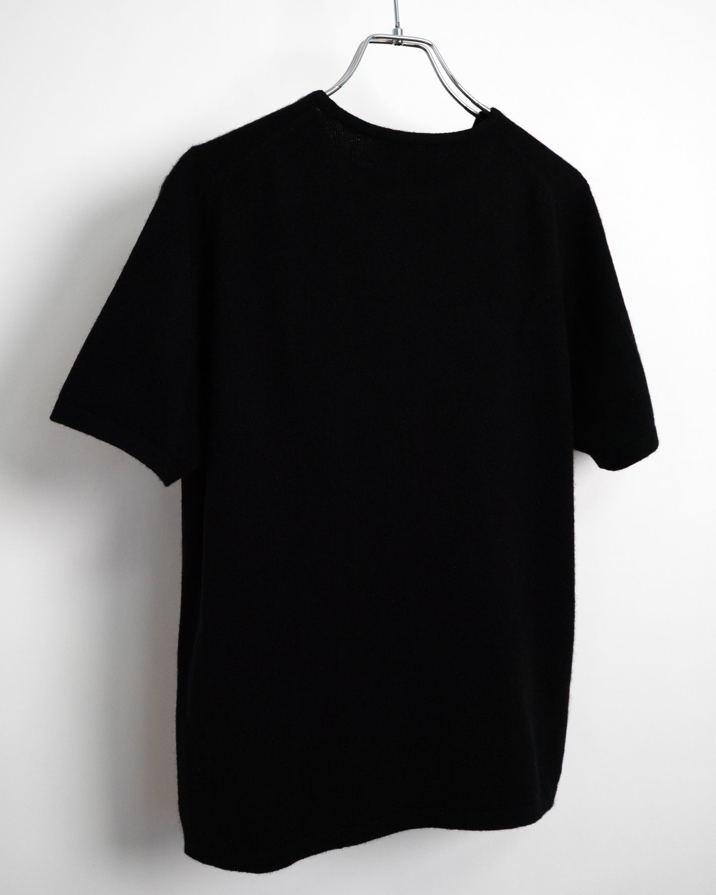 Short-Sleeved Cashmere Knit