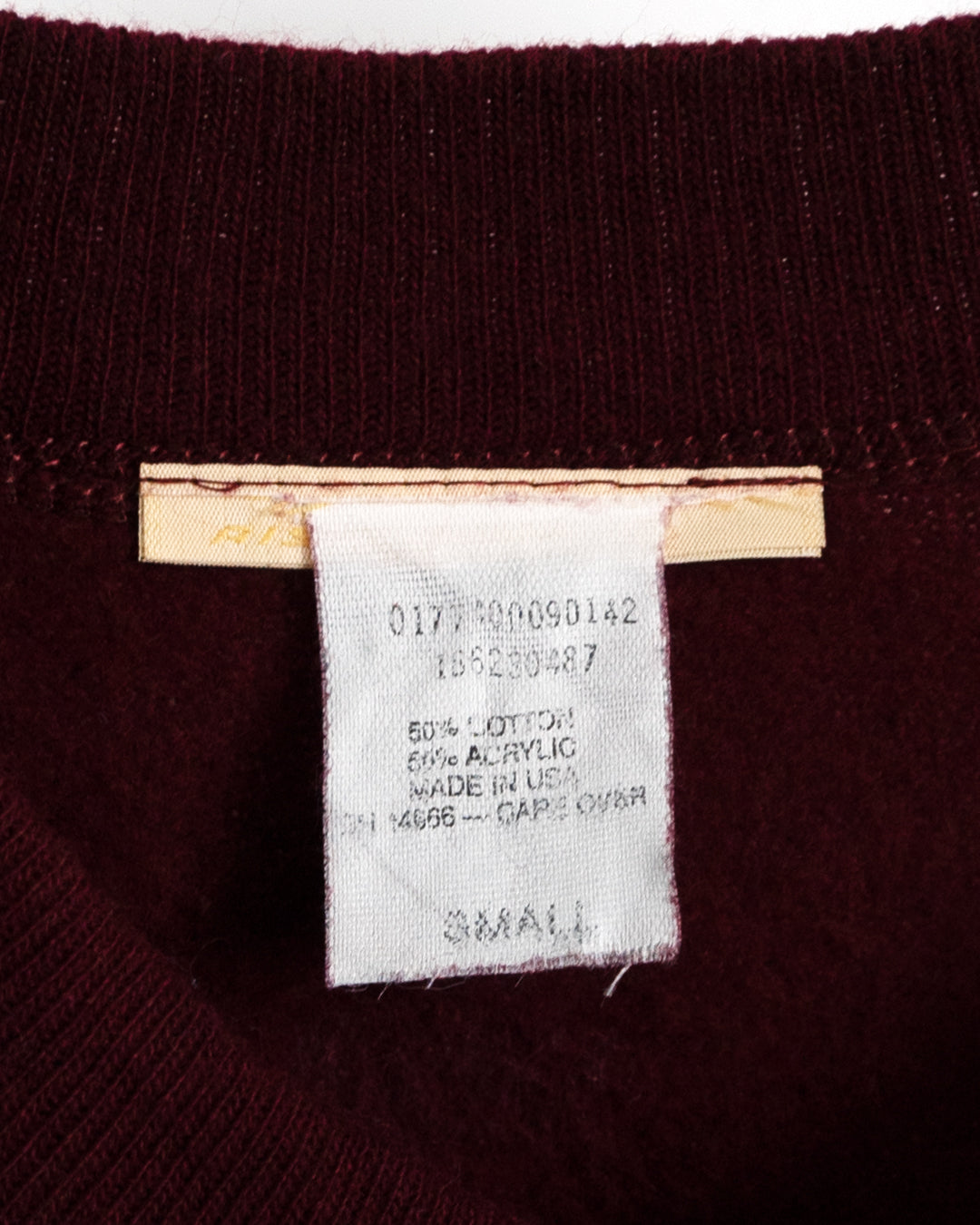 Short-sleeved Henley Neck Sweatshirt