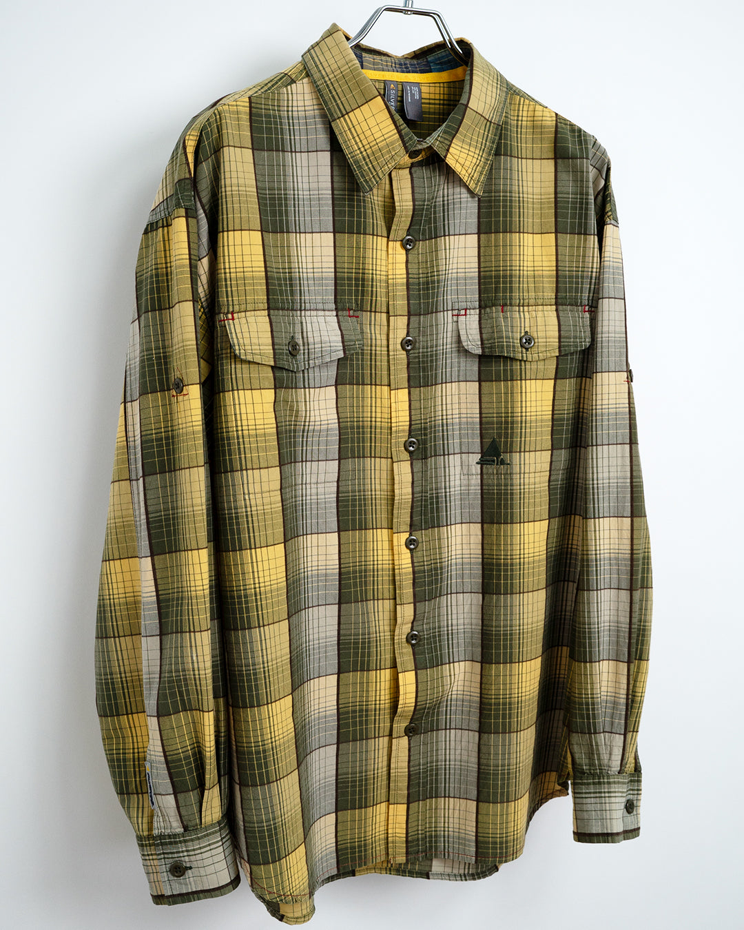 Printed on Back Plaid Shirt