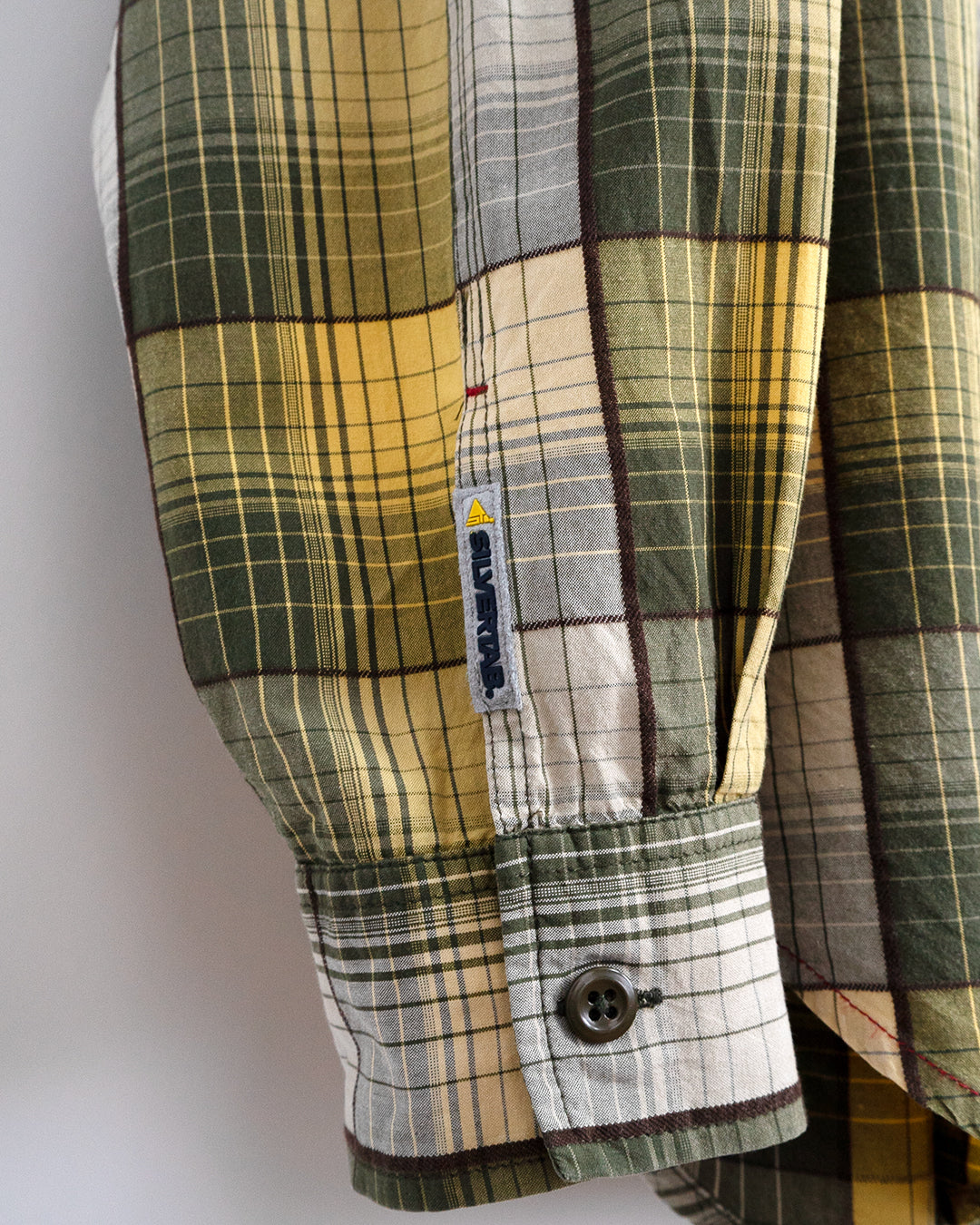 Printed on Back Plaid Shirt