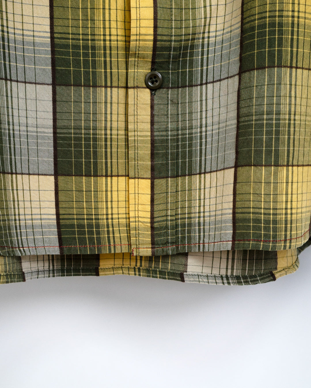 Printed on Back Plaid Shirt