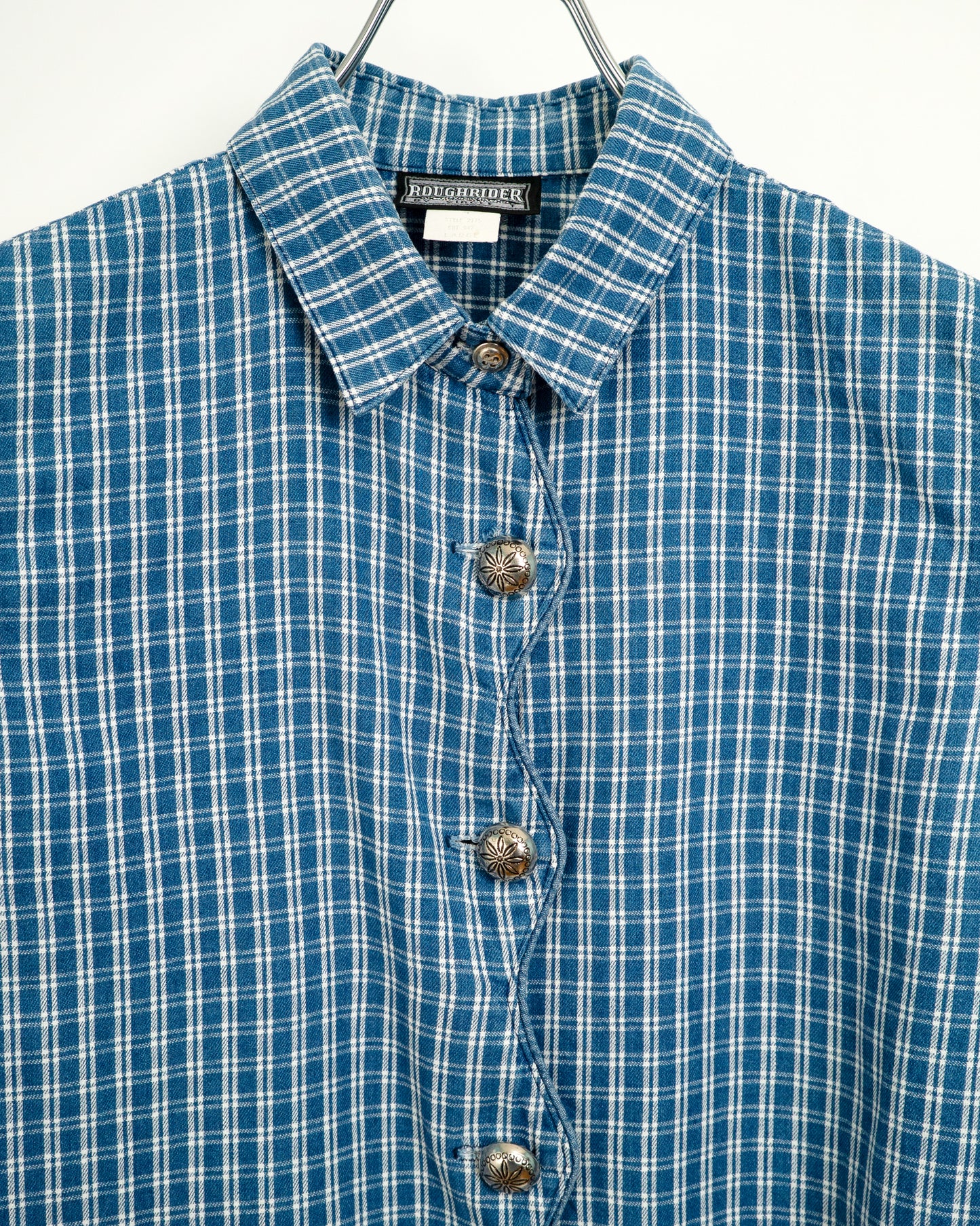 80's Sleeveless Plaid Shirt