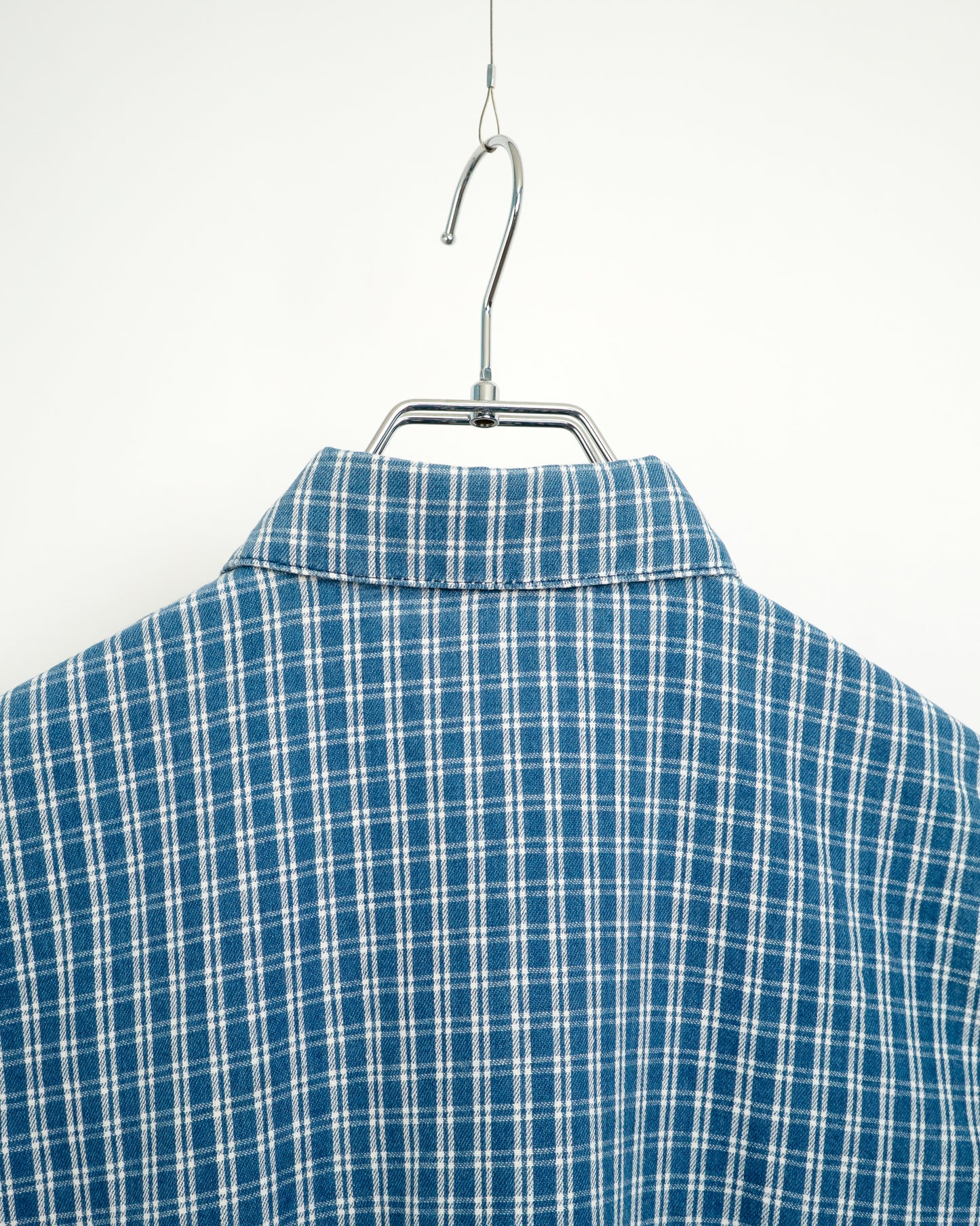 80's Sleeveless Plaid Shirt