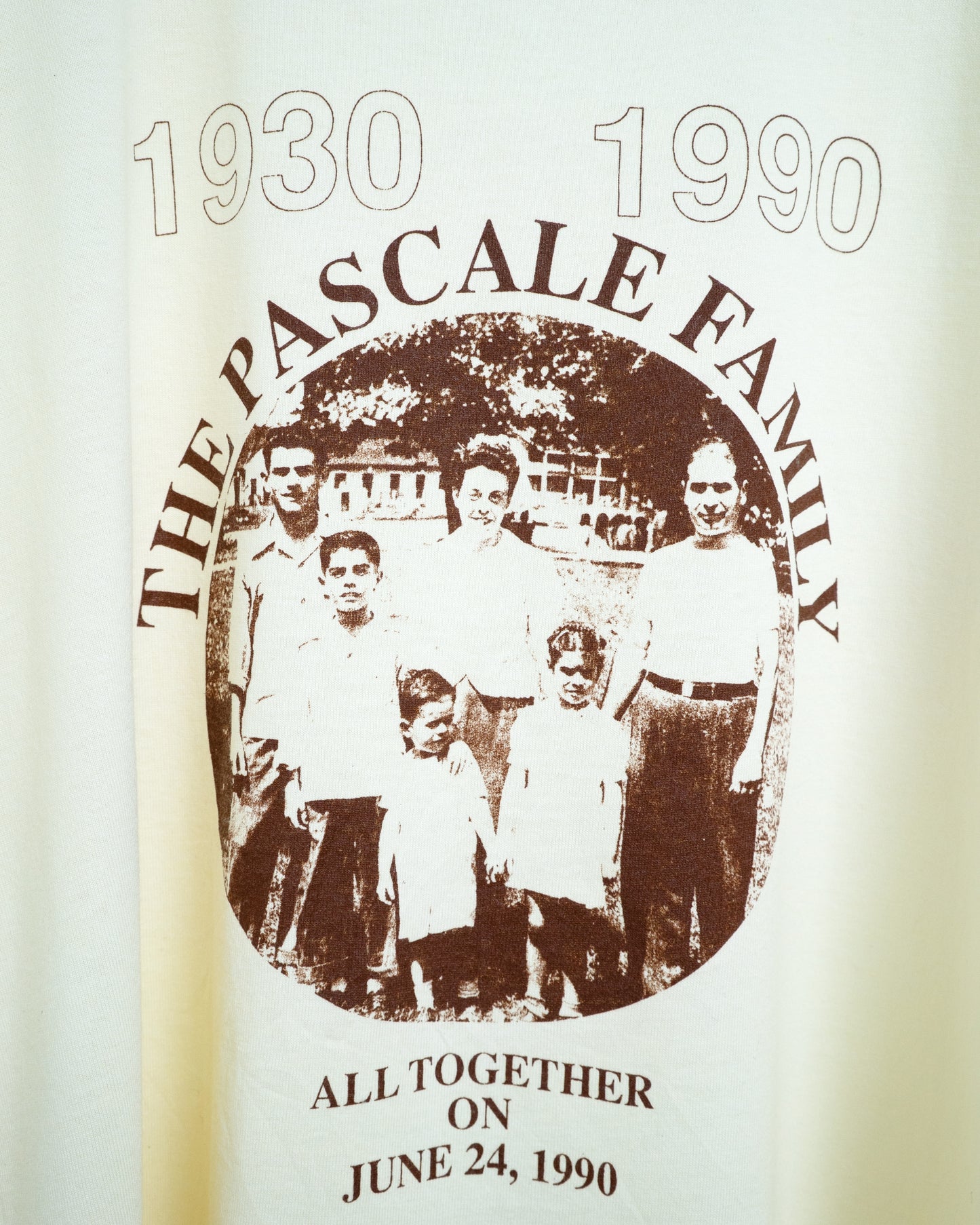 90's "THE PASCALE FAMILY" T-Shirt