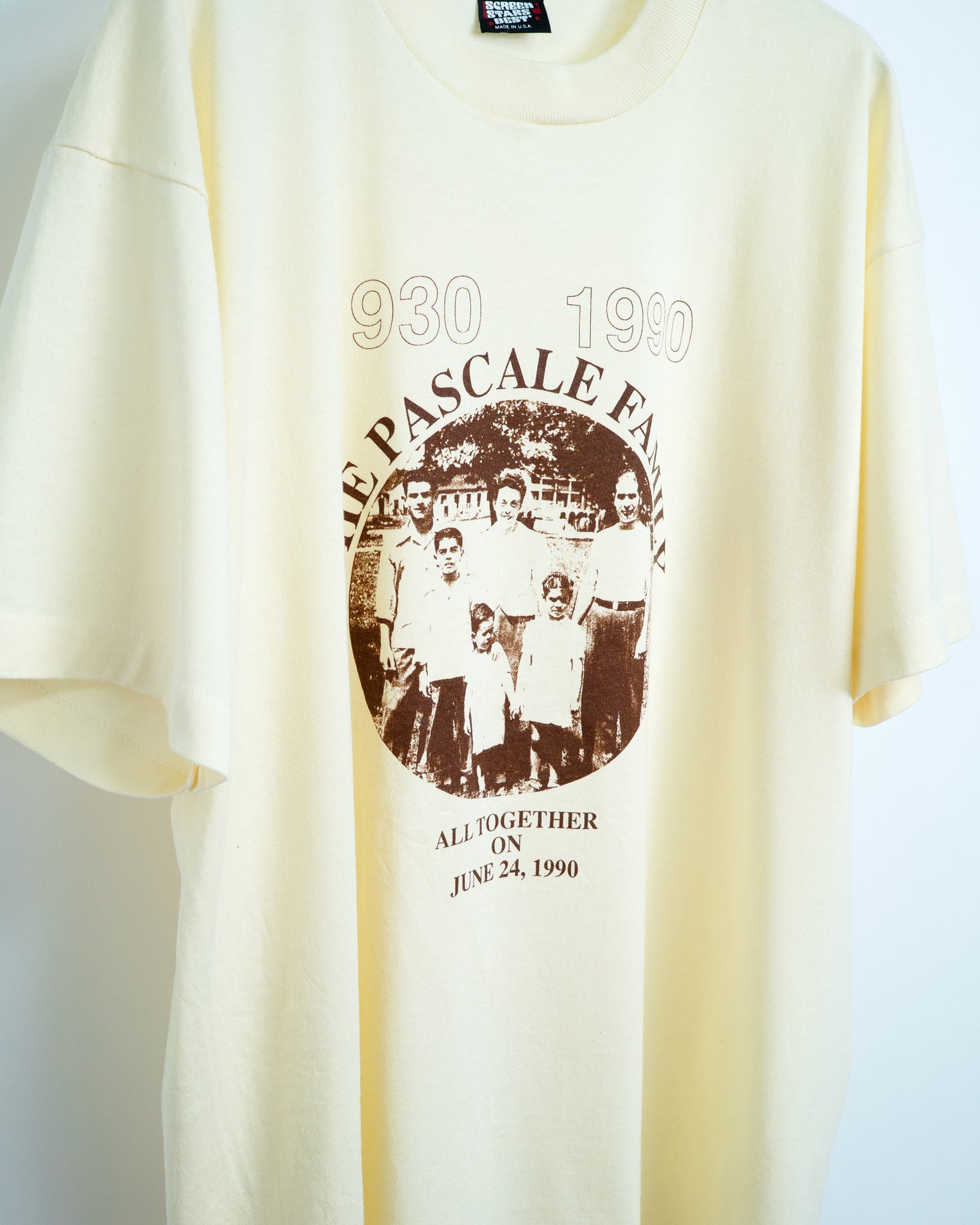 90's "THE PASCALE FAMILY" T-Shirt