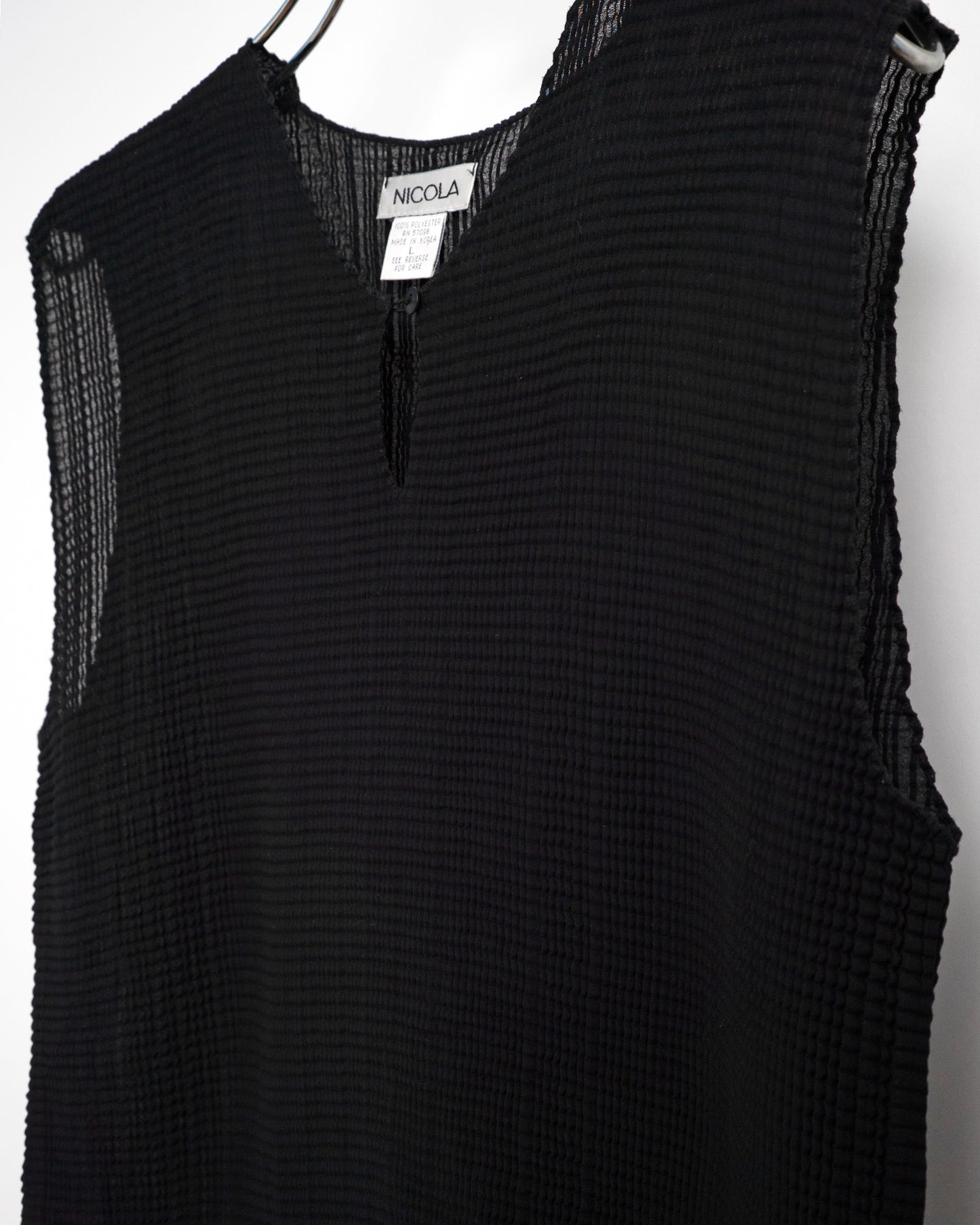 Pleated Sleeveless Tops
