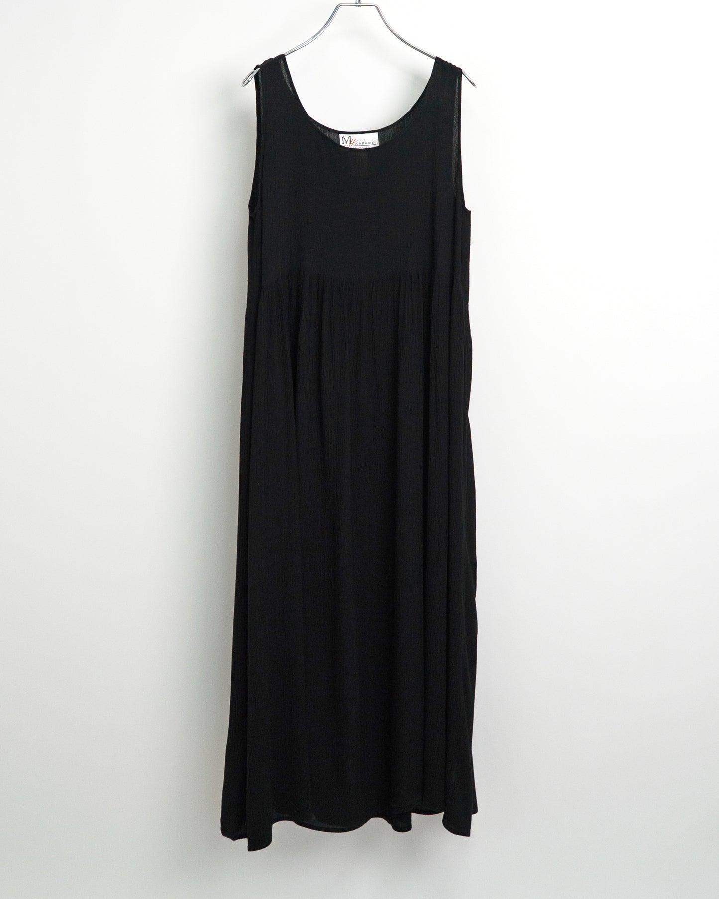 70's-80's Striped Crepe Dress