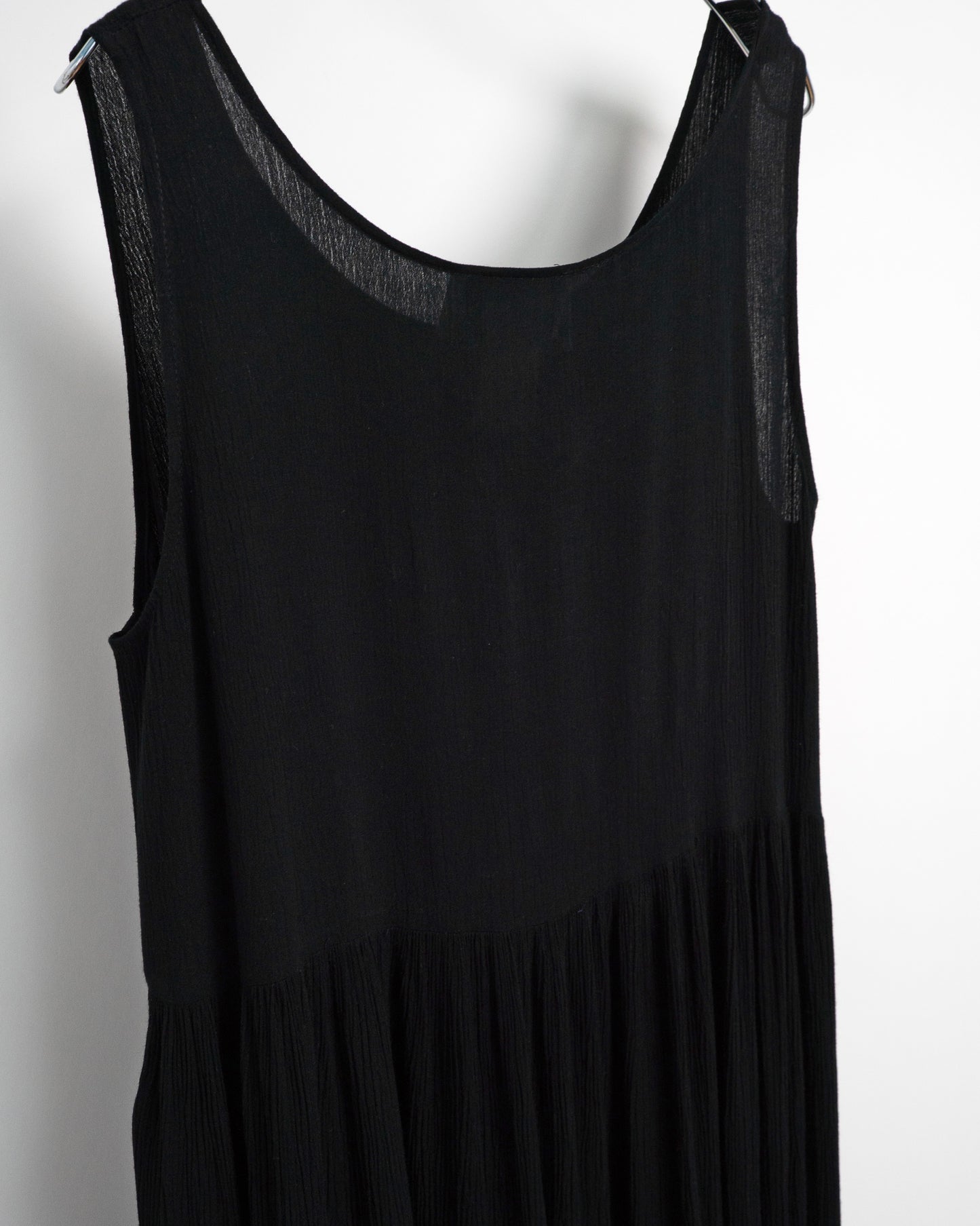 70's-80's Striped Crepe Dress