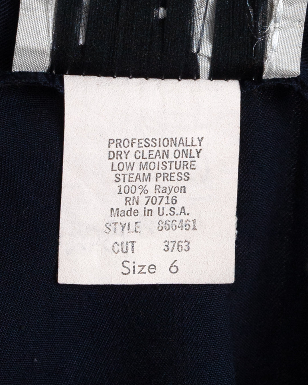 80's Rayon circular skirt
