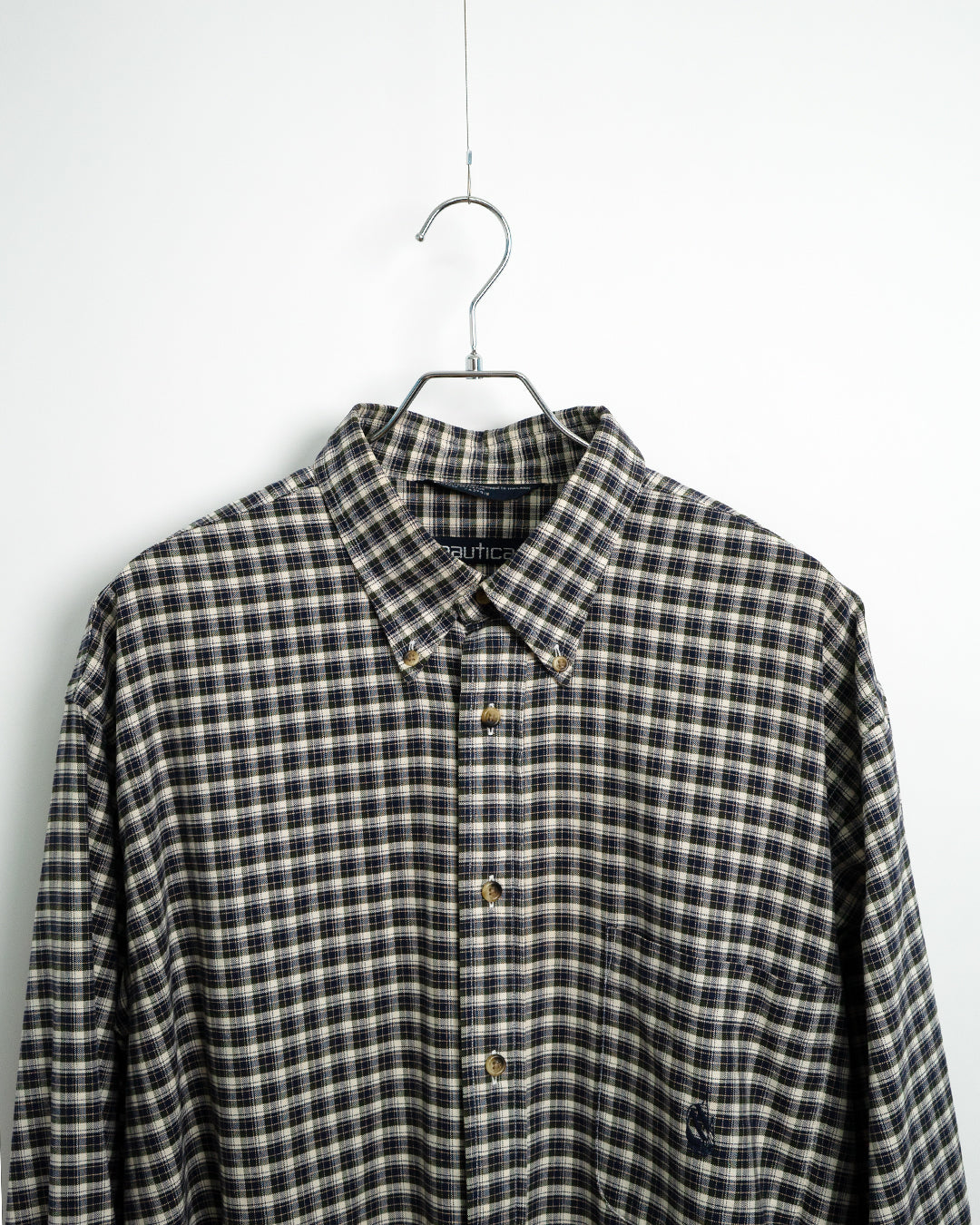90's Cotton Plaid Shirt
