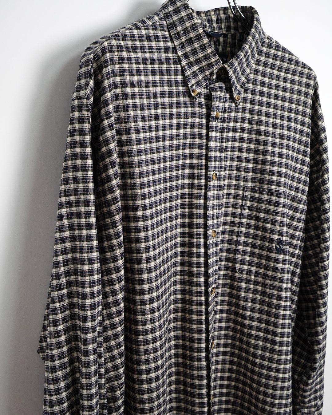 90's Cotton Plaid Shirt