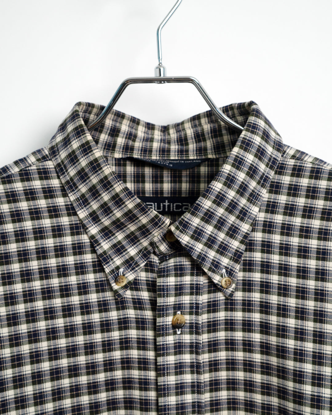 90's Cotton Plaid Shirt