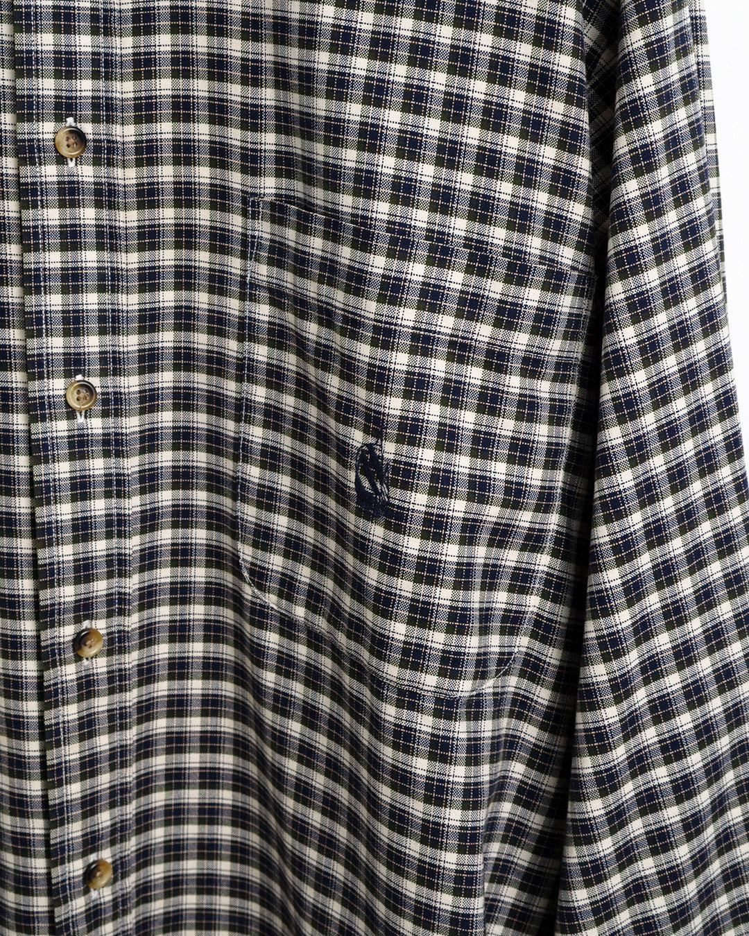 90's Cotton Plaid Shirt