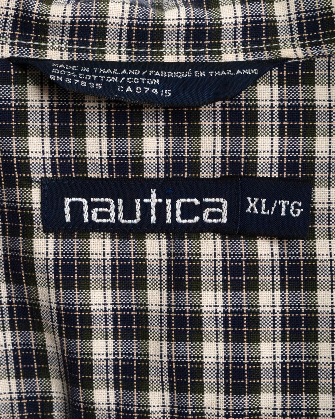 90's Cotton Plaid Shirt