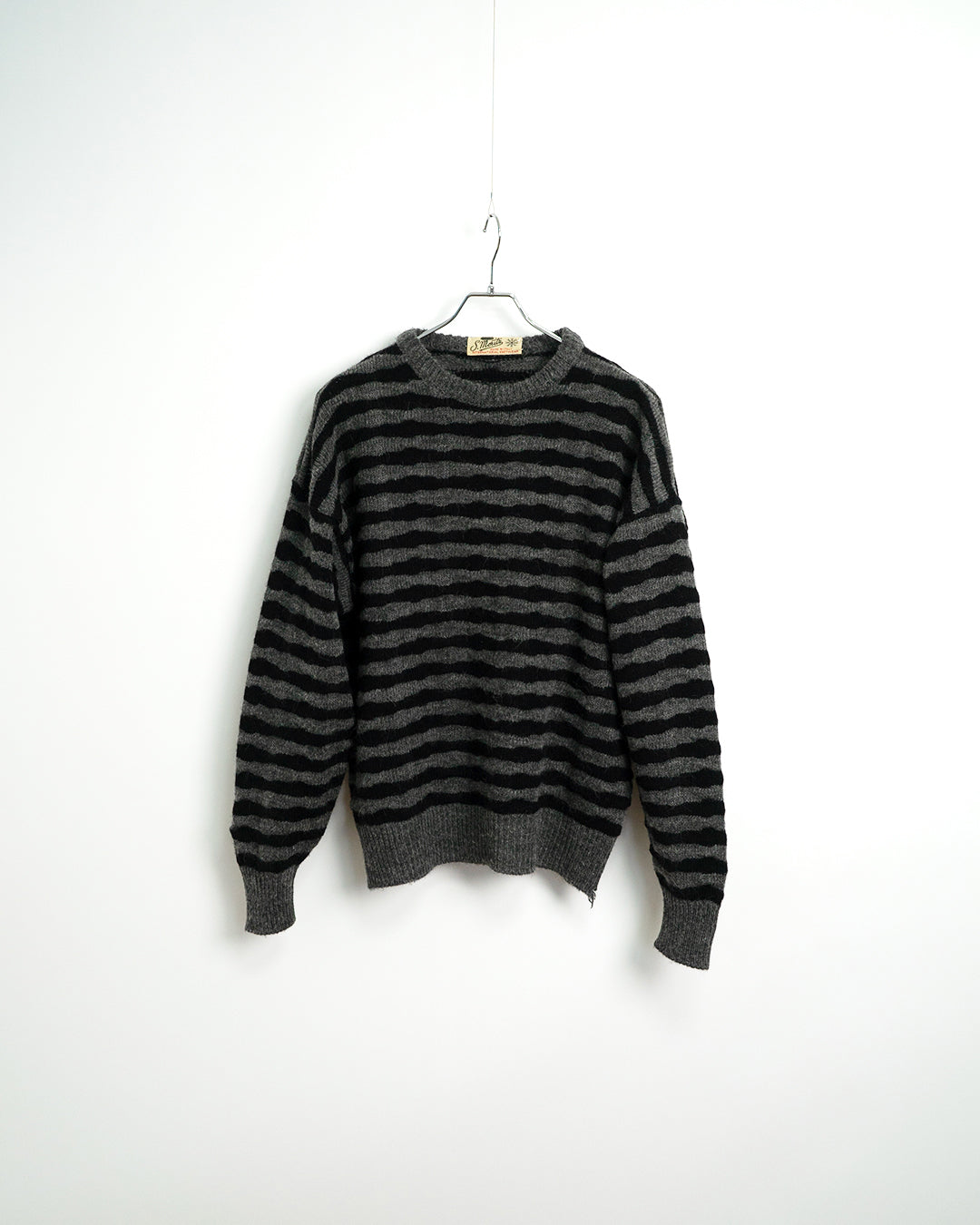 80's Wool Striped Sweater