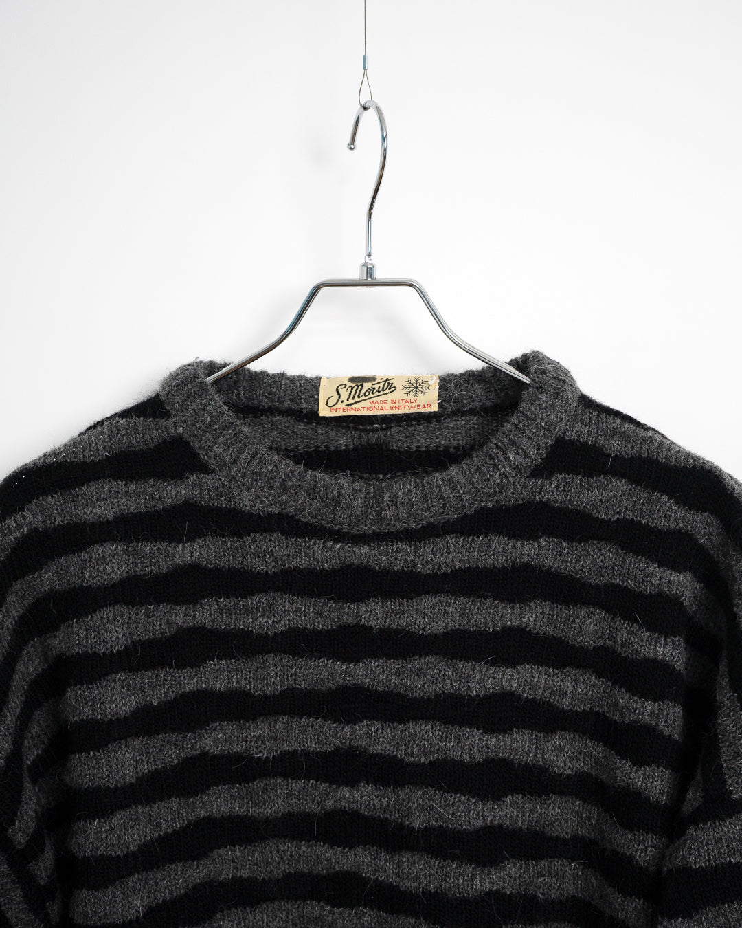 80's Wool Striped Sweater