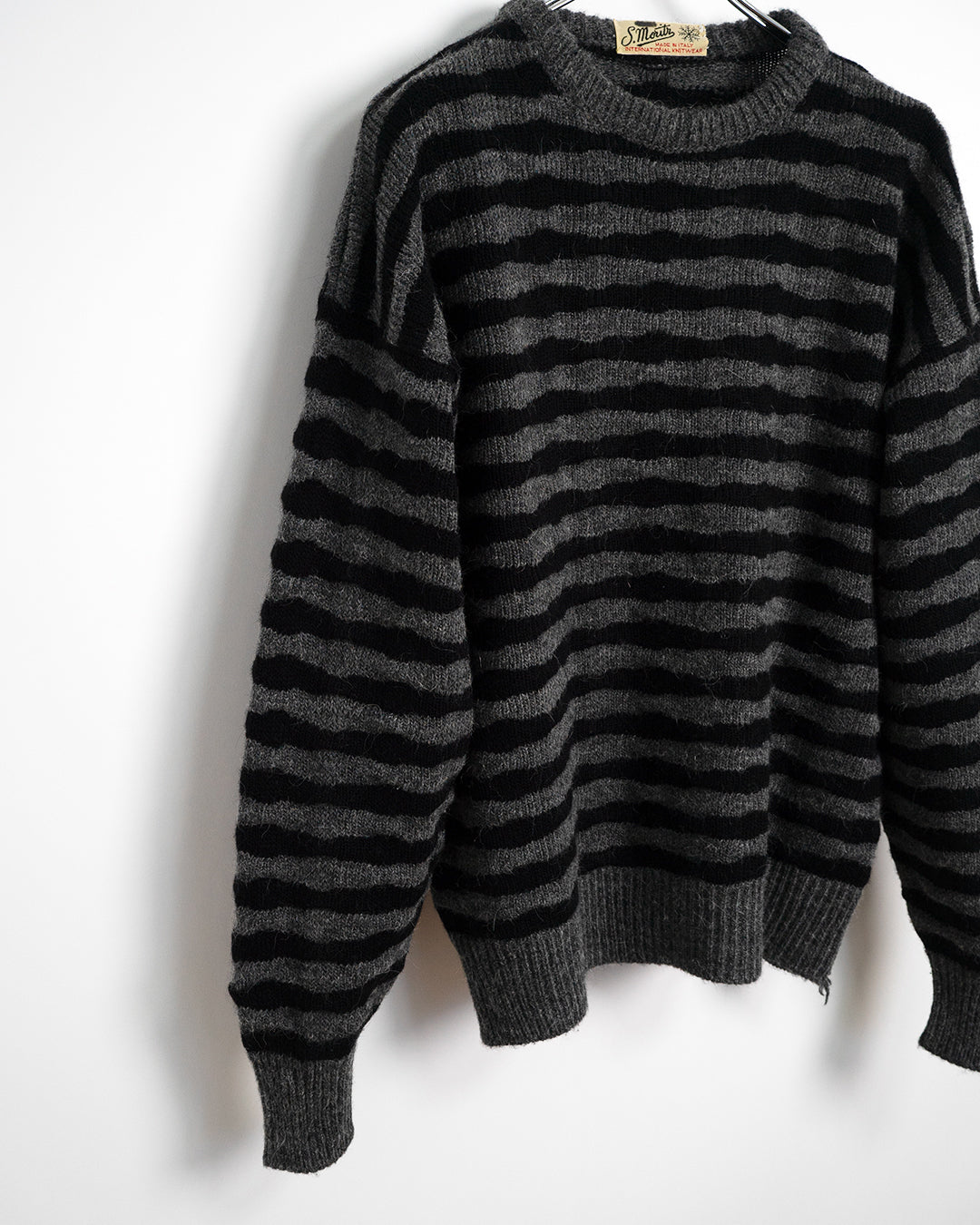 80's Wool Striped Sweater