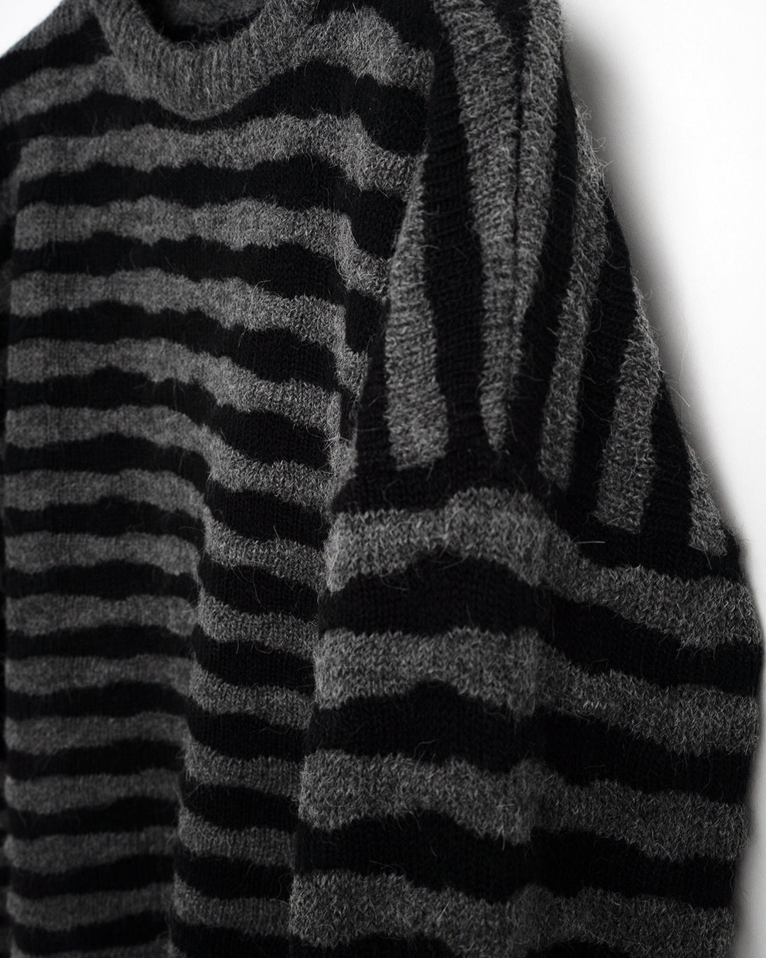 80's Wool Striped Sweater