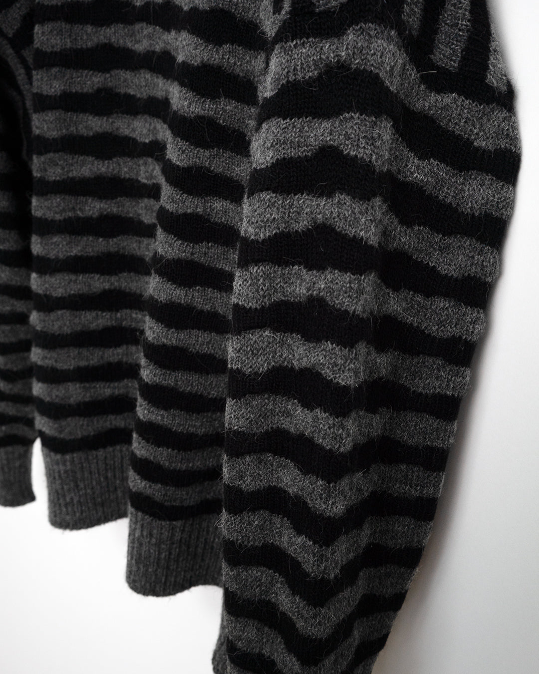 80's Wool Striped Sweater