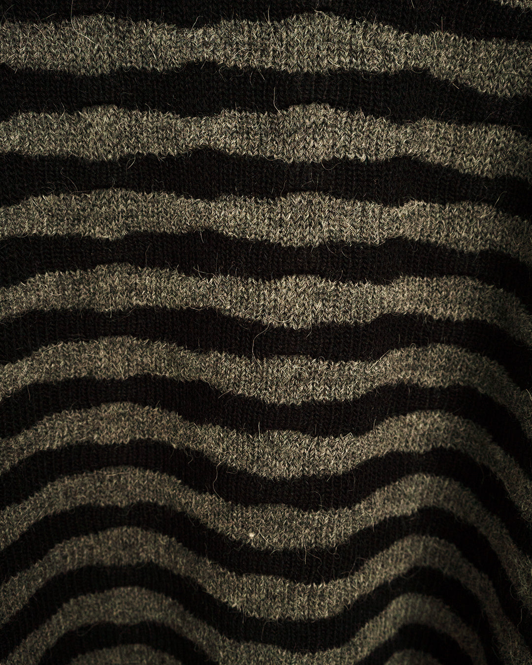 80's Wool Striped Sweater