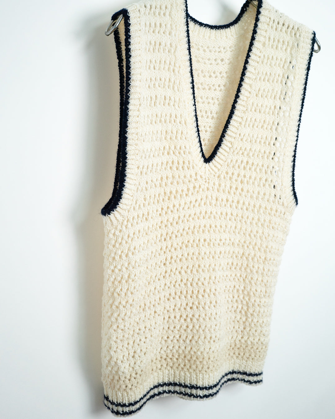 Handmade knit vest