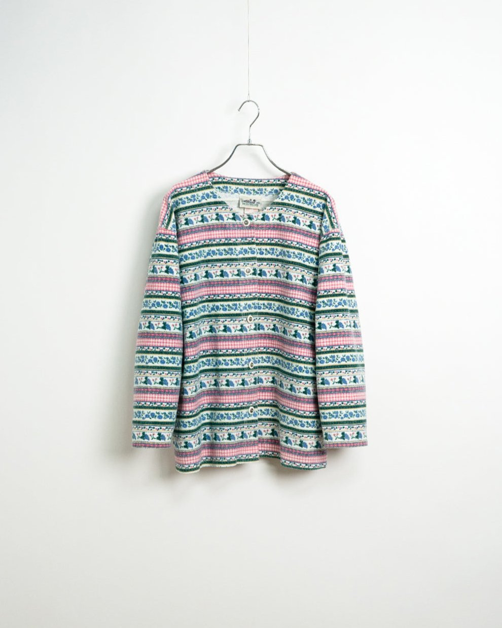 90's Printed Cardigan