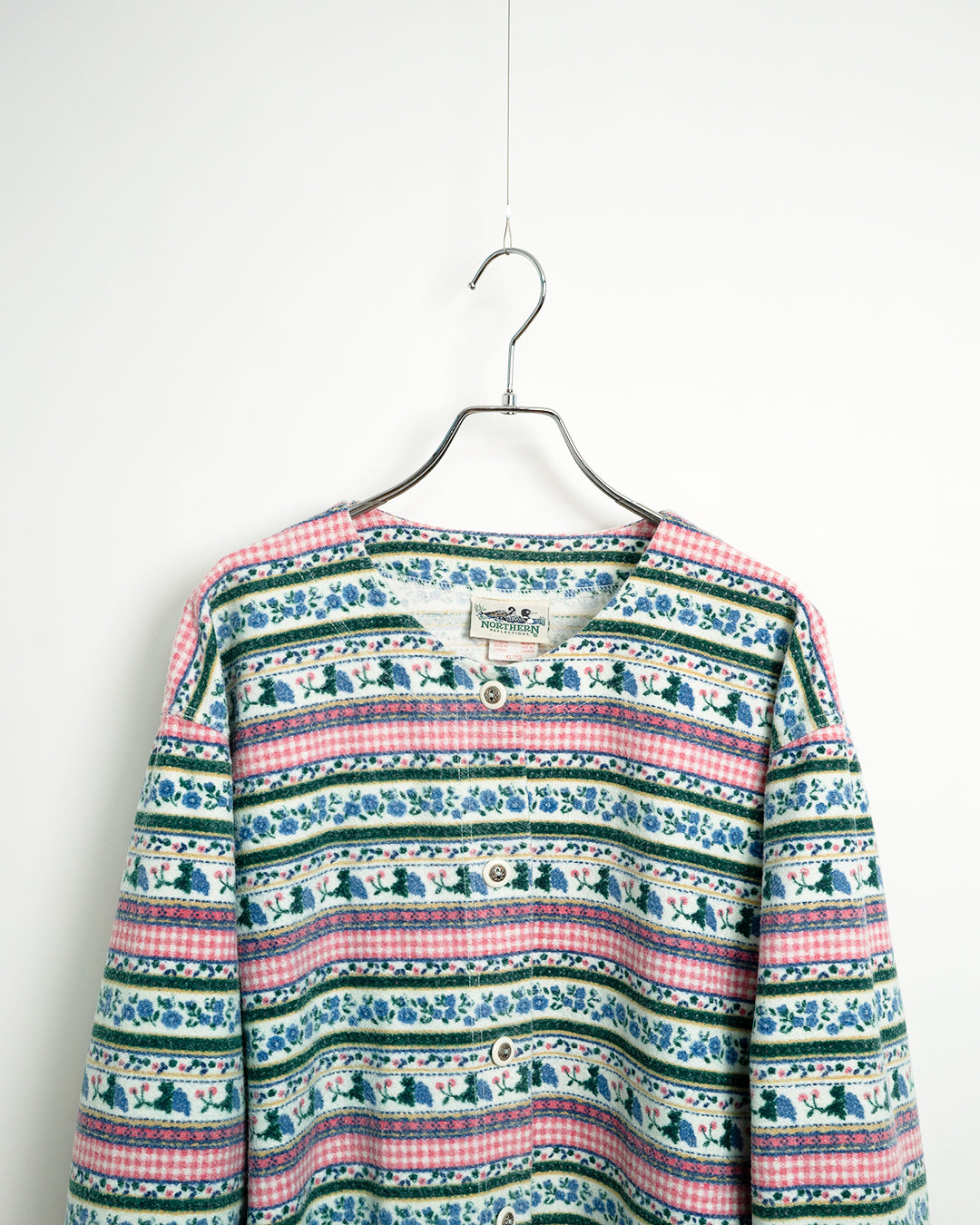 90's Printed Cardigan