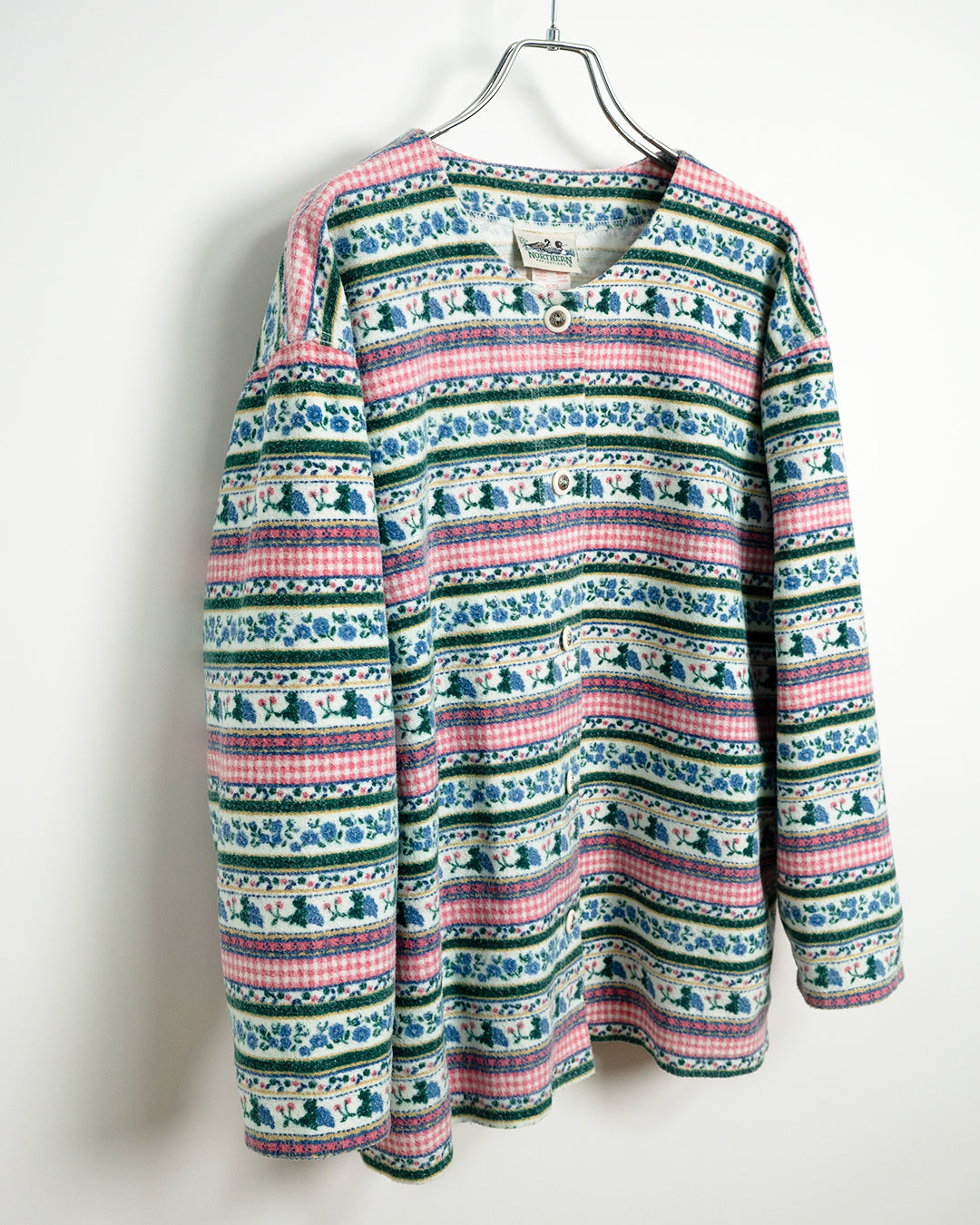 90's Printed Cardigan