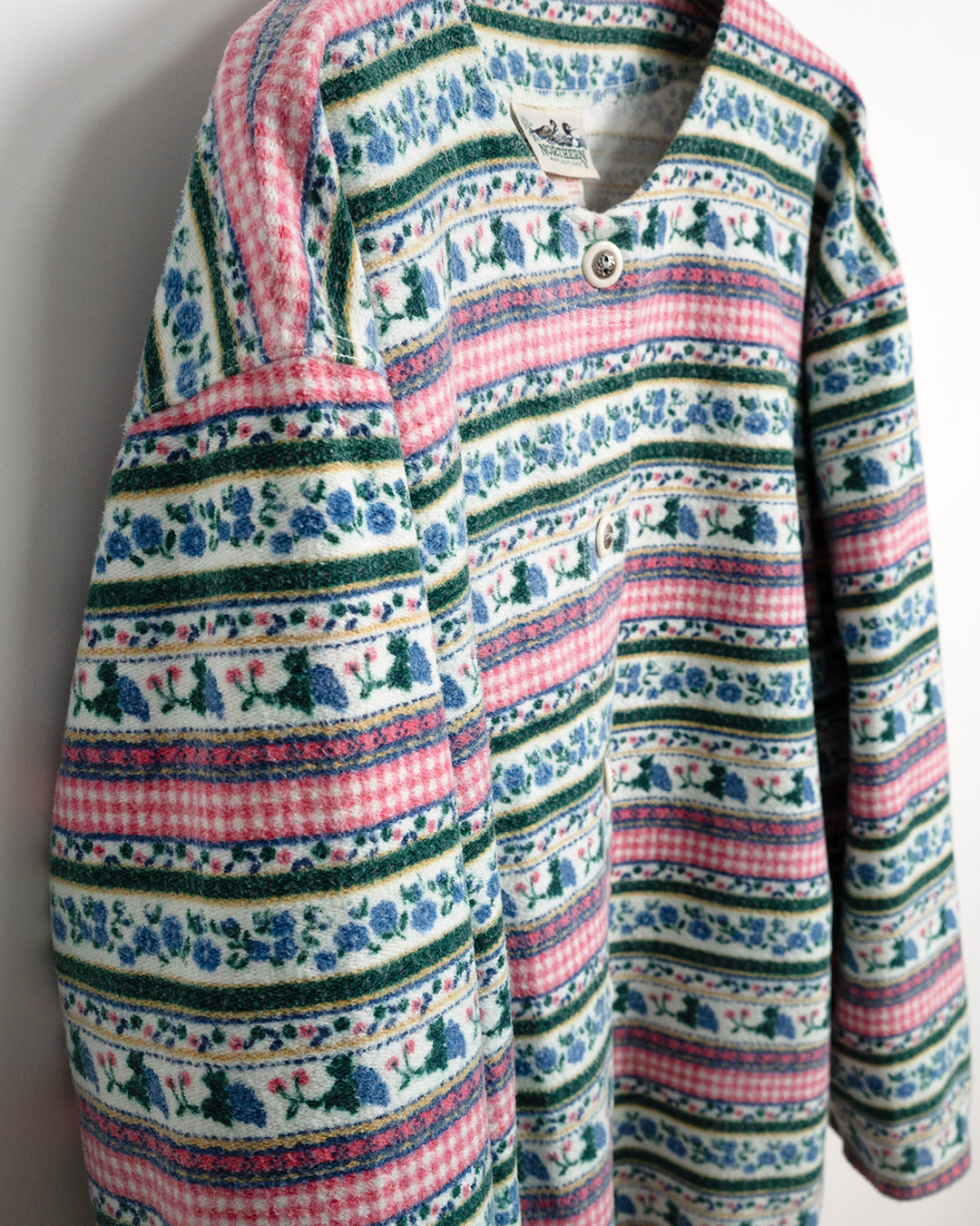 90's Printed Cardigan