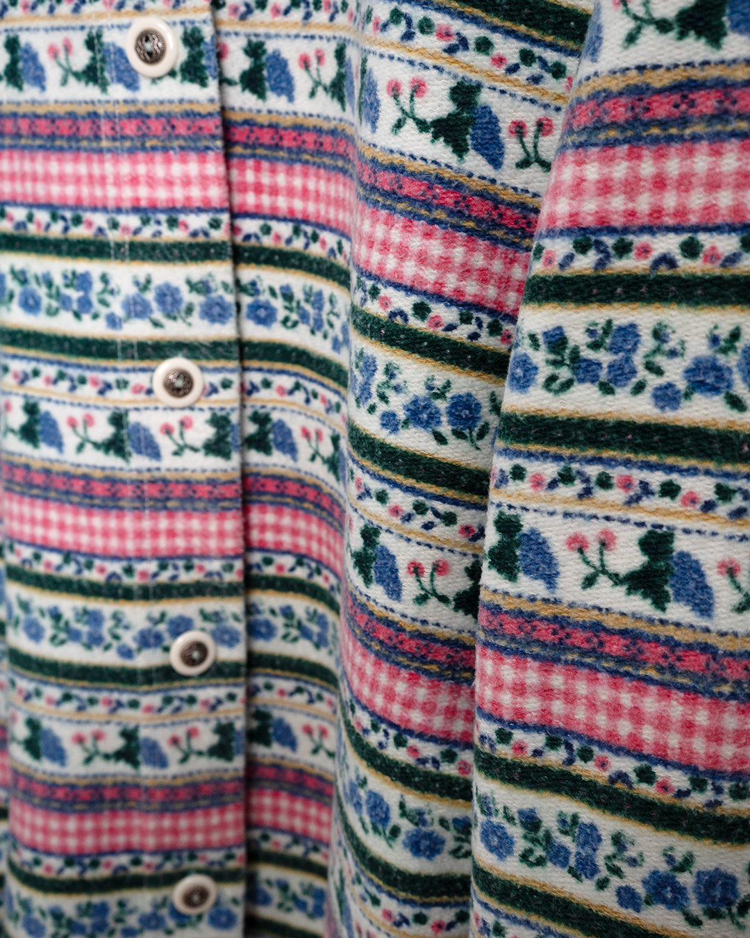 90's Printed Cardigan