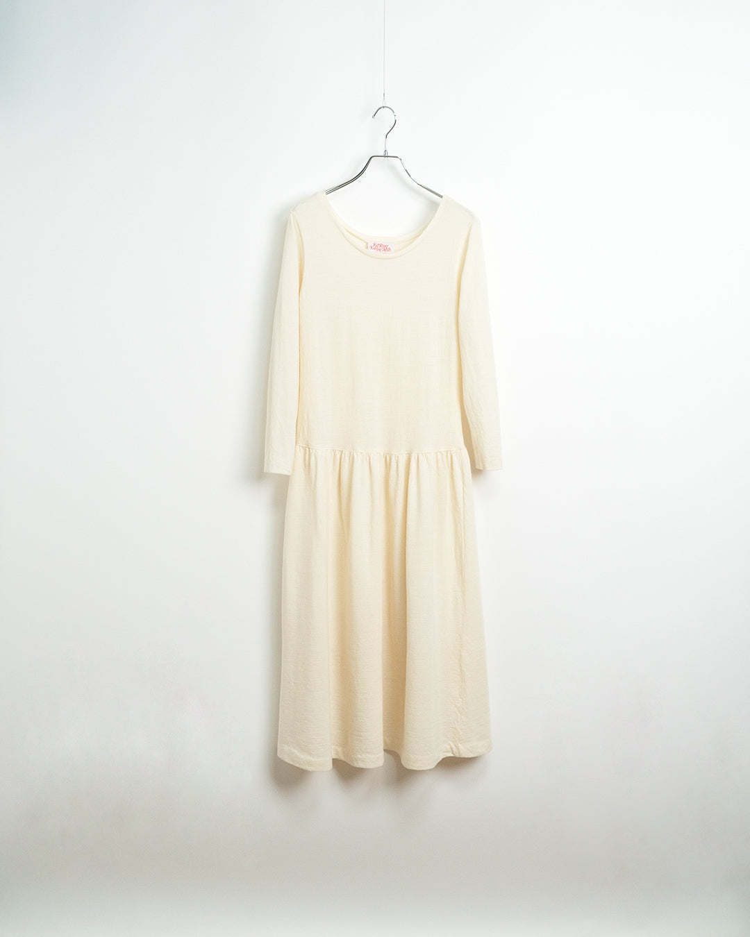 80's Long-sleeved Wool Knit Dress
