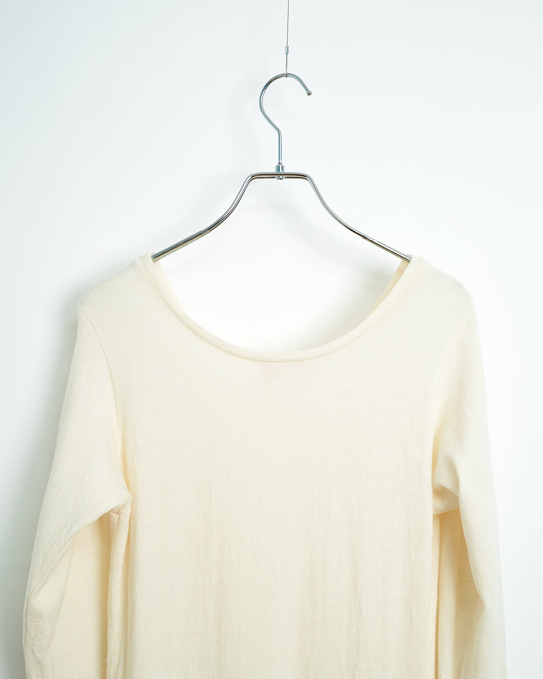 80's Long-sleeved Wool Knit Dress