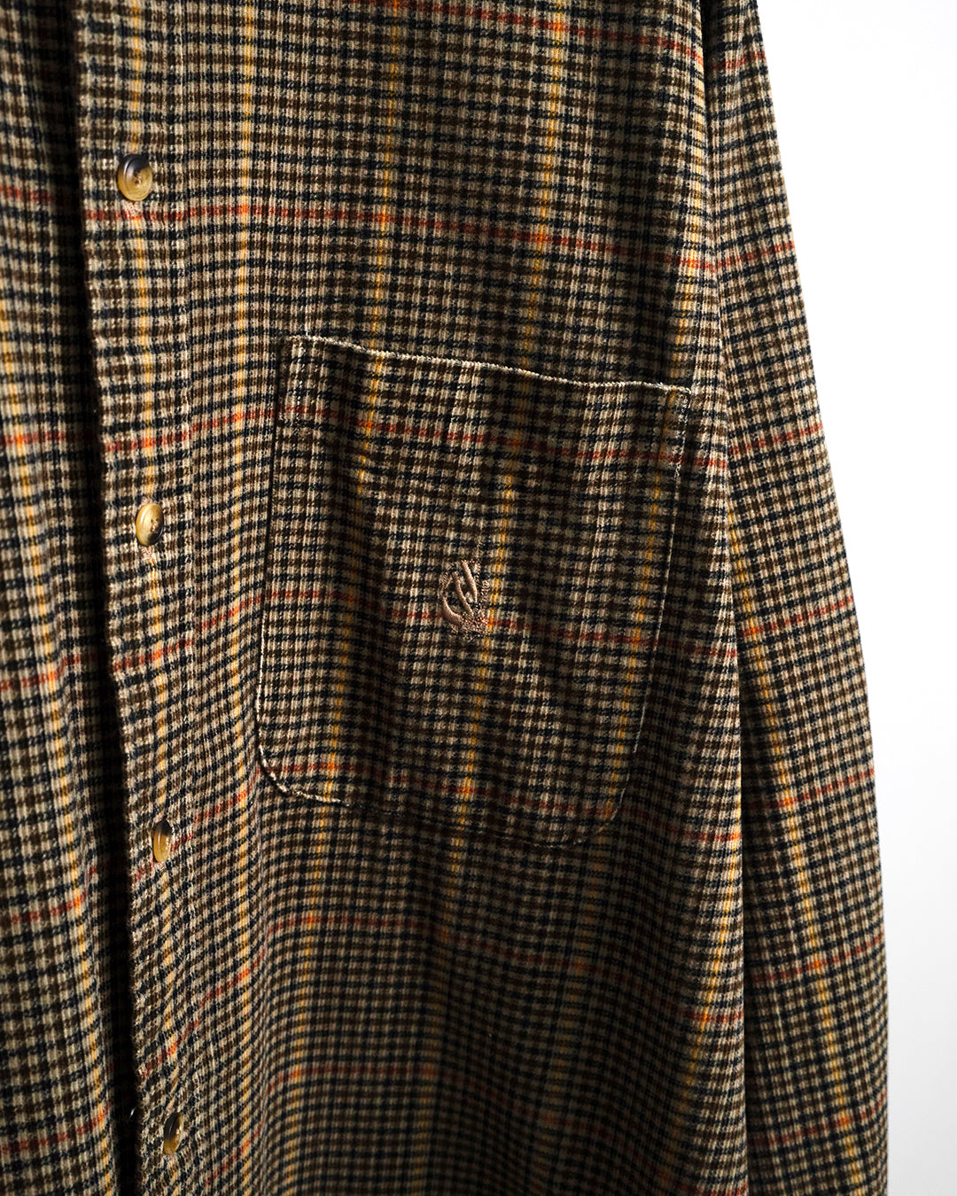90's Corduroy Plaid Shirt
