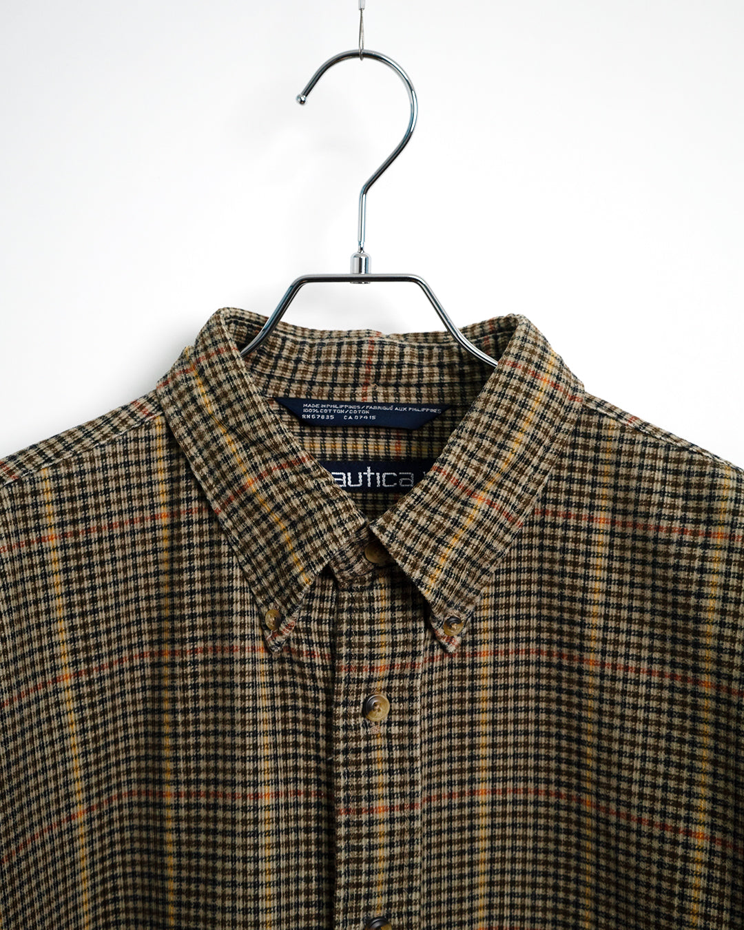 90's Corduroy Plaid Shirt