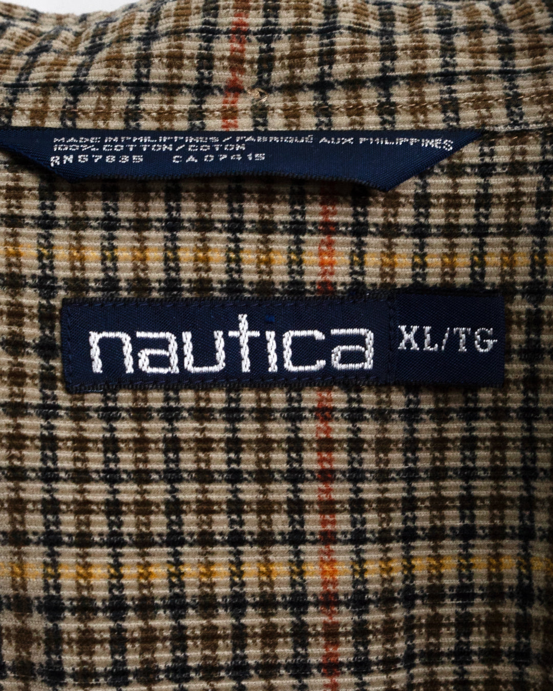 90's Corduroy Plaid Shirt
