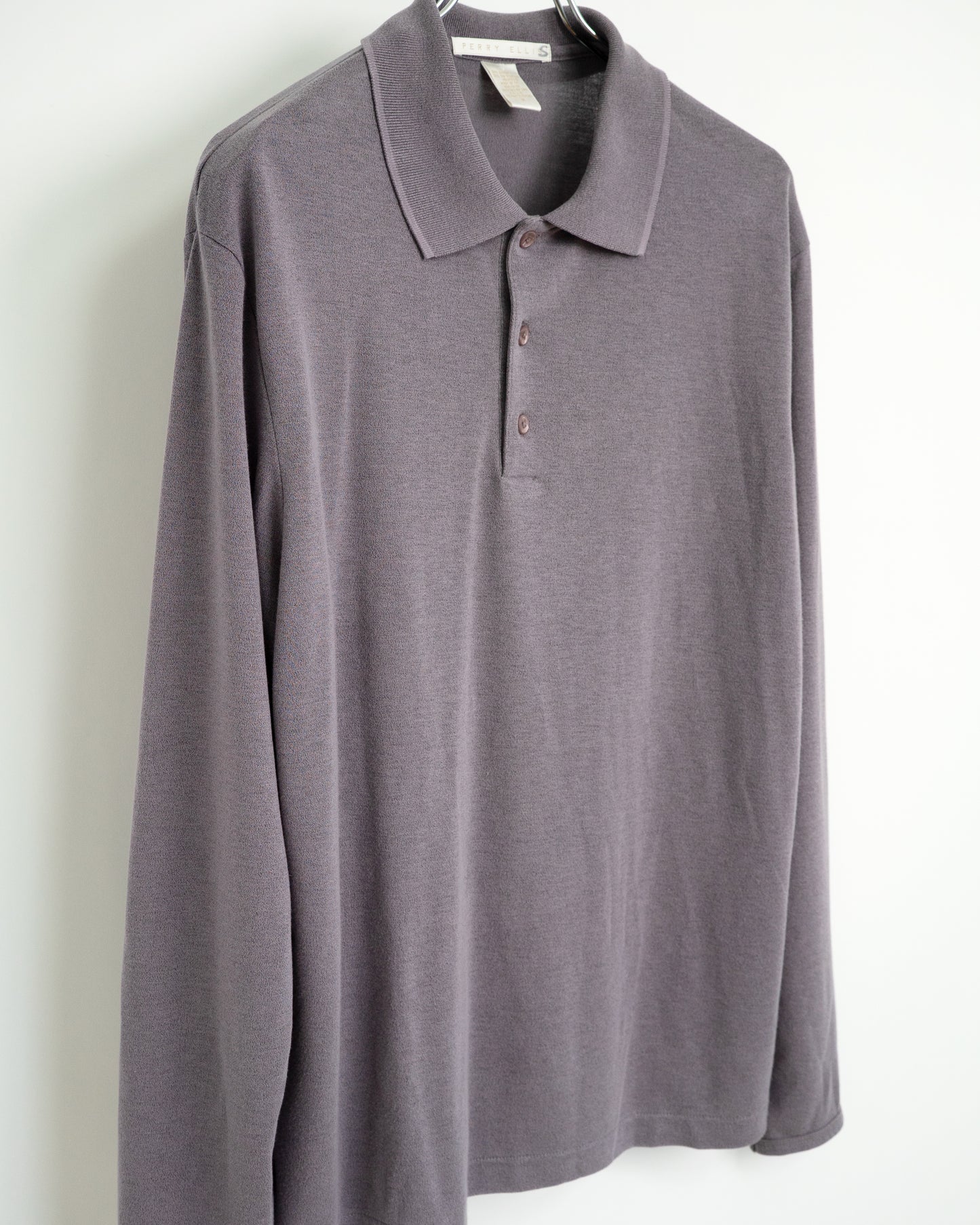 90s Long-Sleeved Polo Shirt
