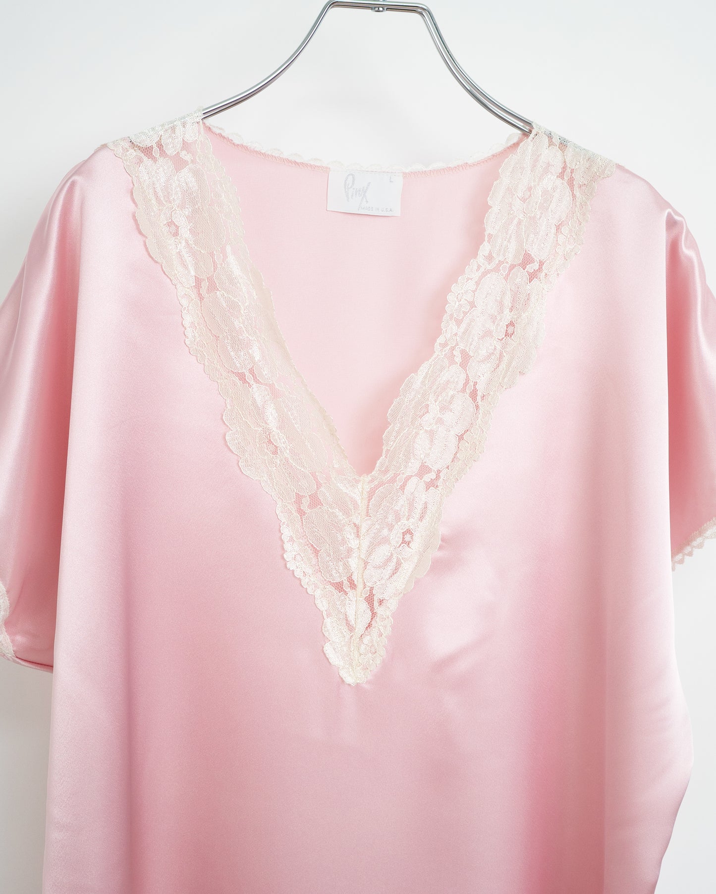 Pink Satin Dress
