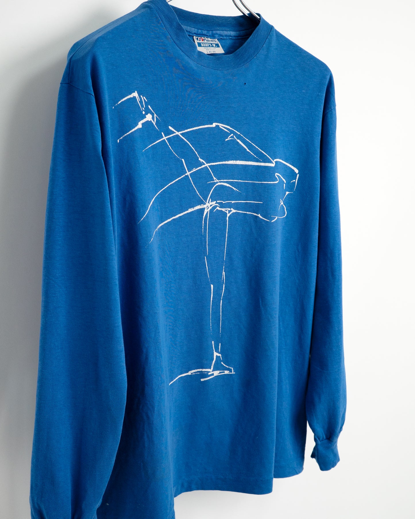 80s "1988 U.S. Figure Skating Championship" Long-sleeved T-shirt