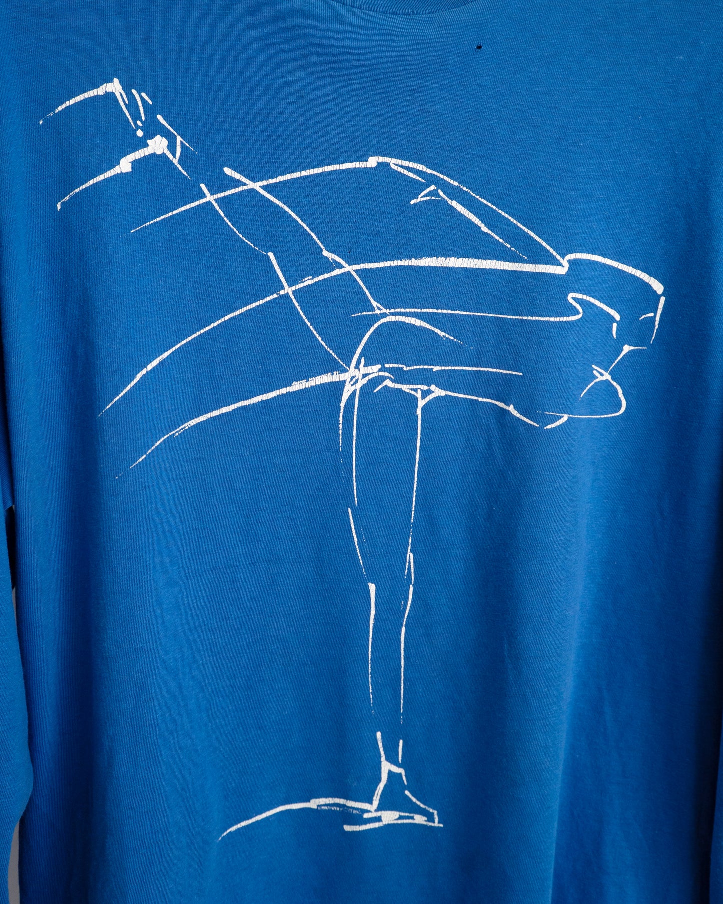80s "1988 U.S. Figure Skating Championship" Long-sleeved T-shirt