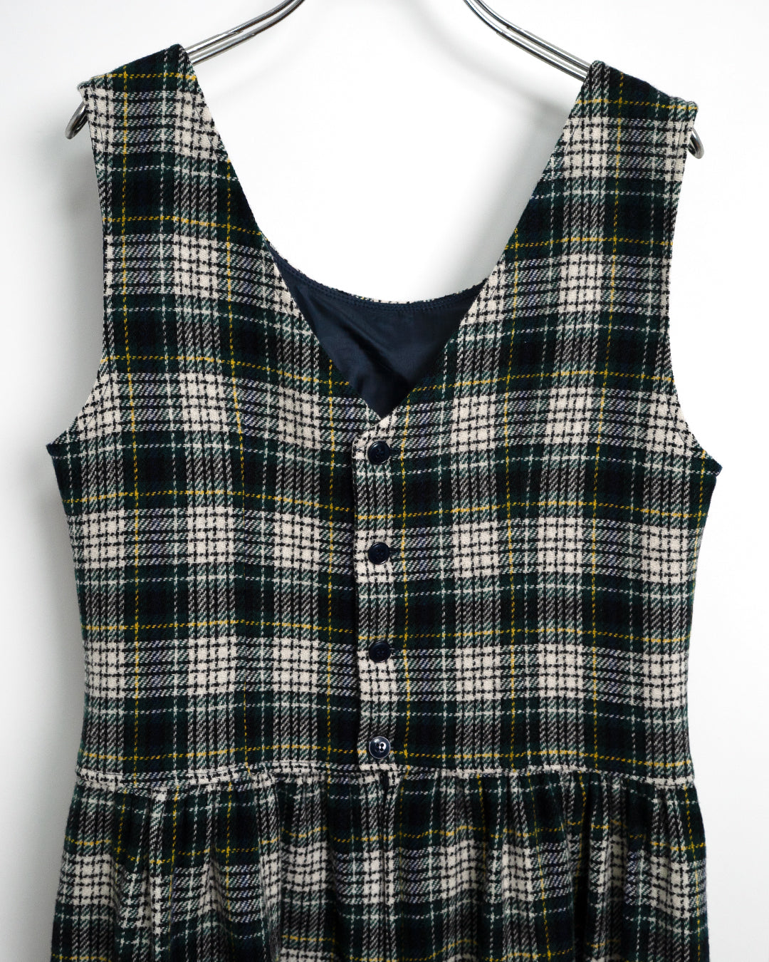 60's Plaid Wool Dress