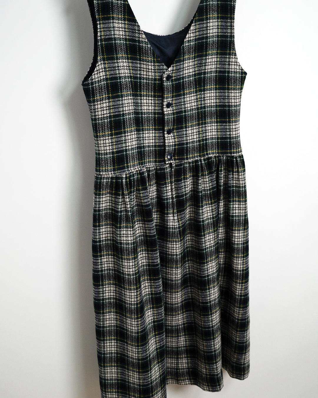 60's Plaid Wool Dress
