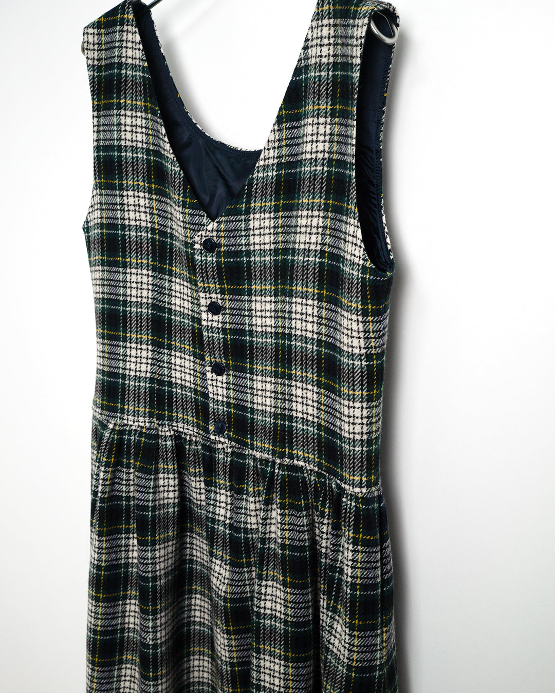 60's Plaid Wool Dress
