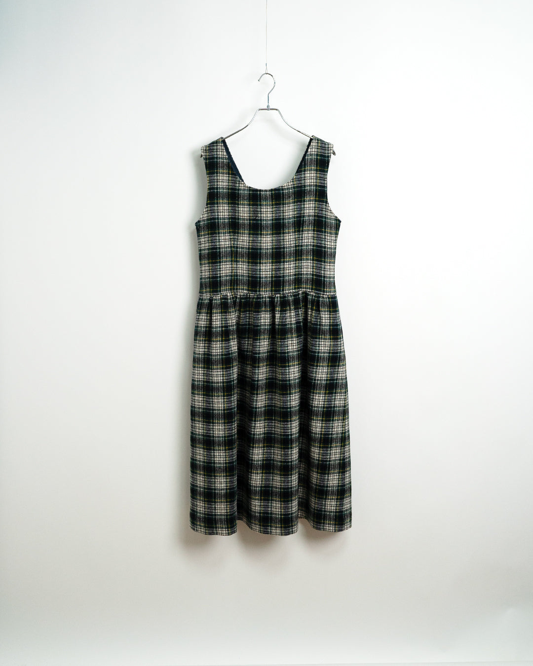 60's Plaid Wool Dress