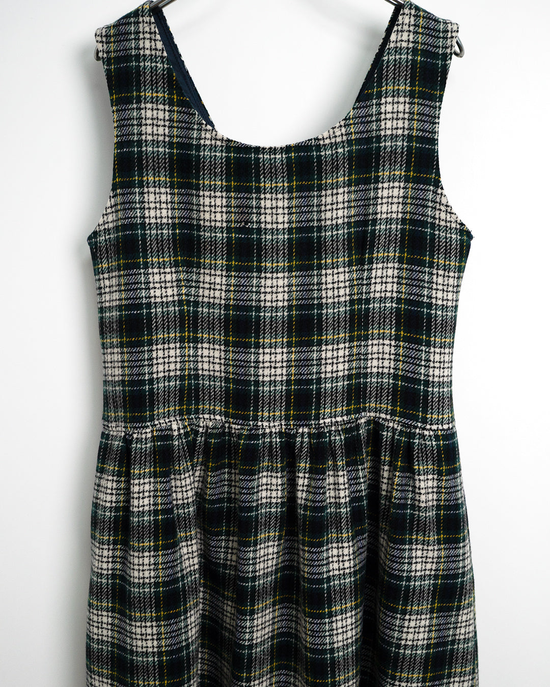 60's Plaid Wool Dress