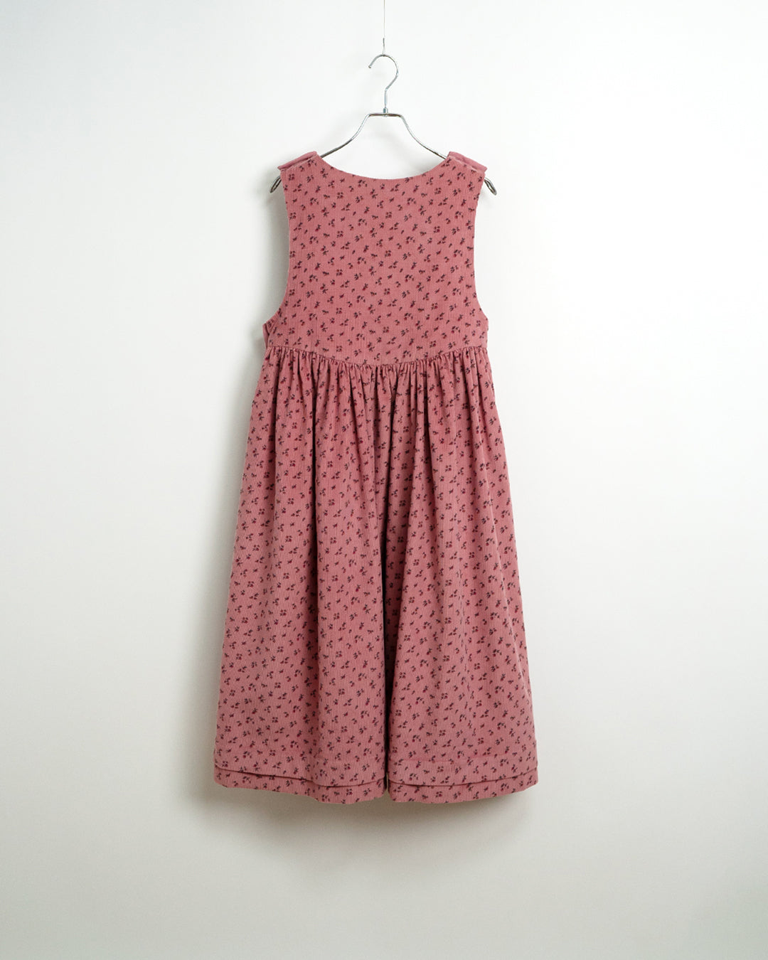 Corduroy Floral Printed Dress